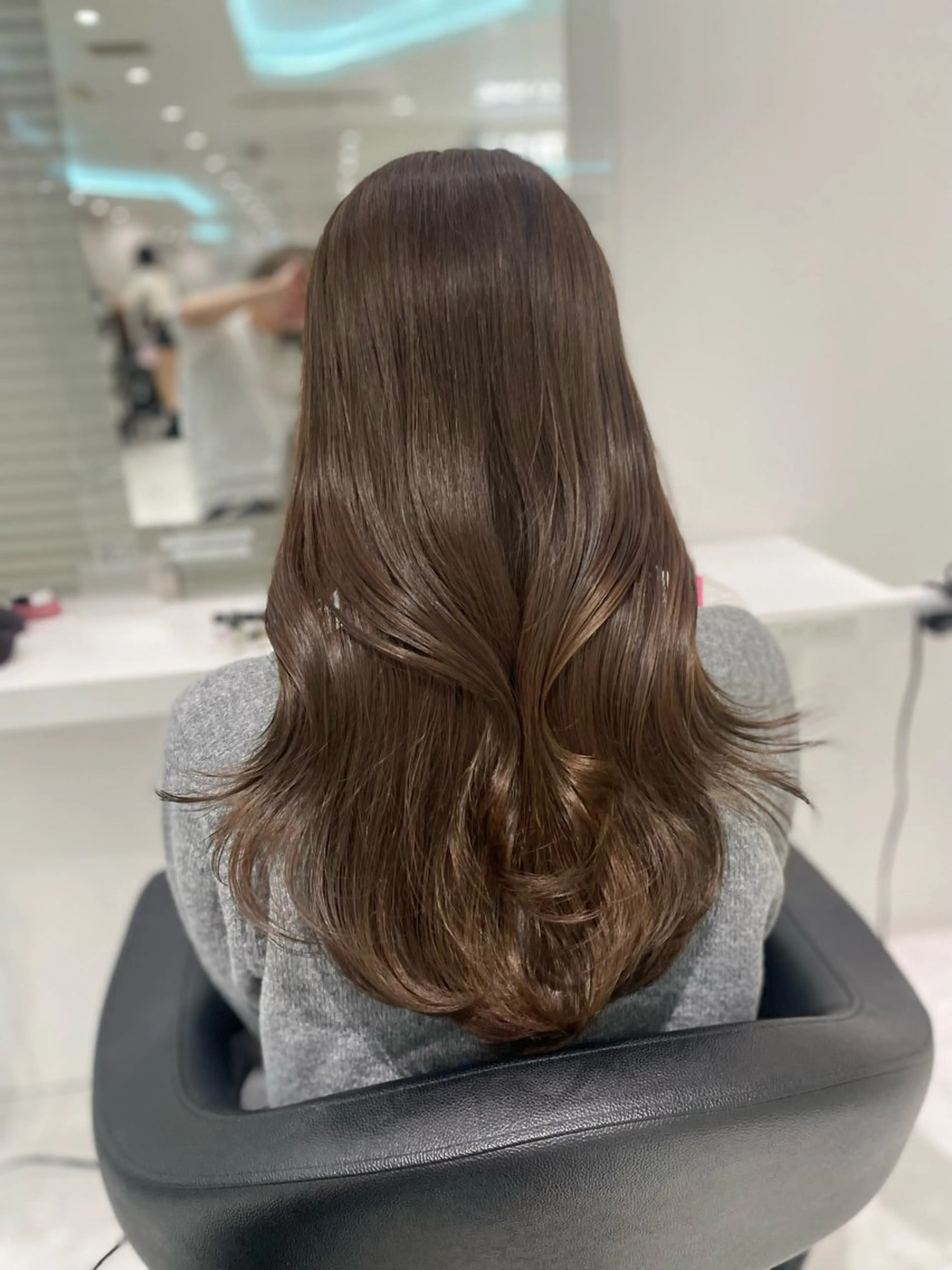 ロング ヘアカラー トリートメント ヘッドスパ 🌿透明感赤み消し Keishin🌿のヘアスタイル