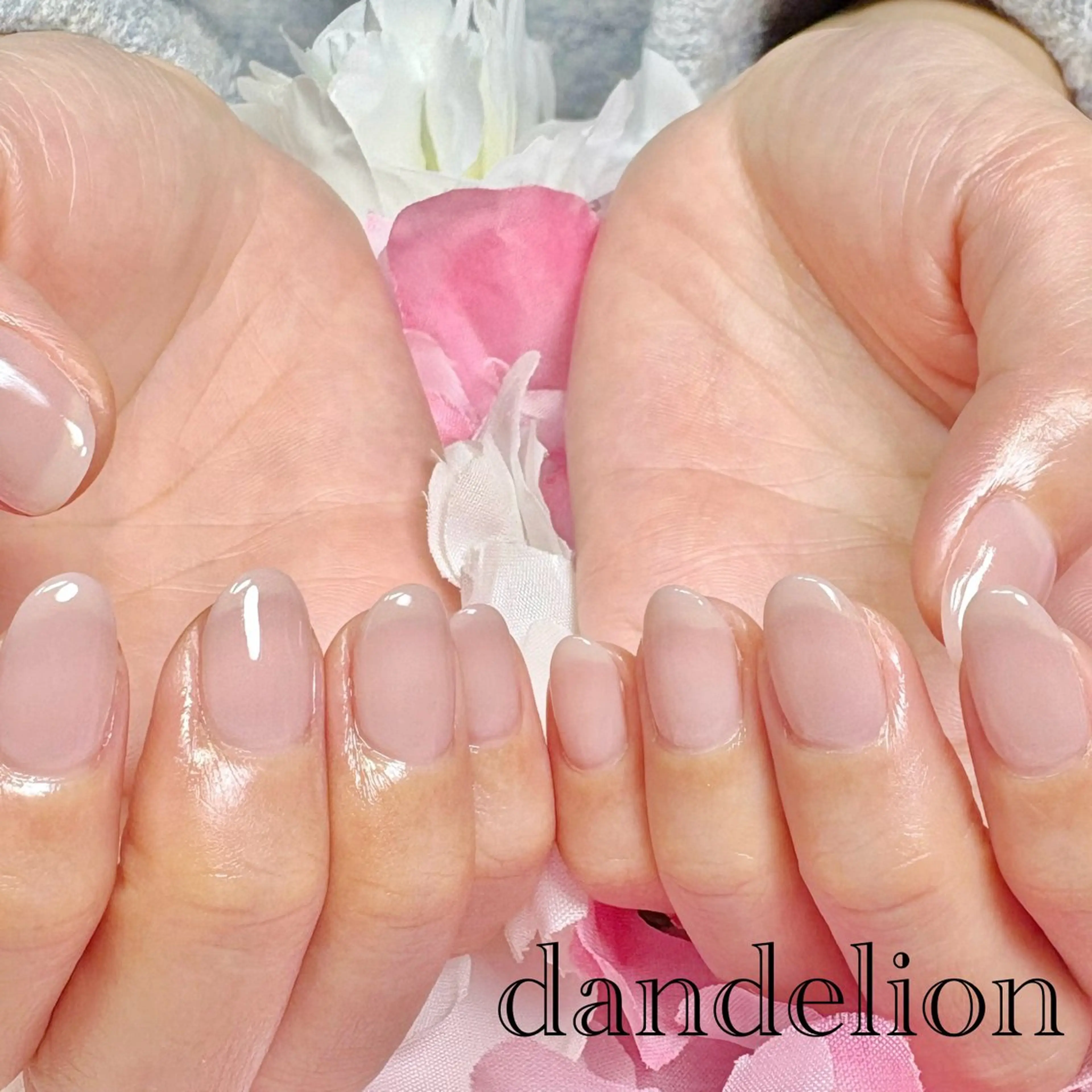 ネイル ハンドネイル ハンドケア dandelion ダンデライオンのネイルデザイン