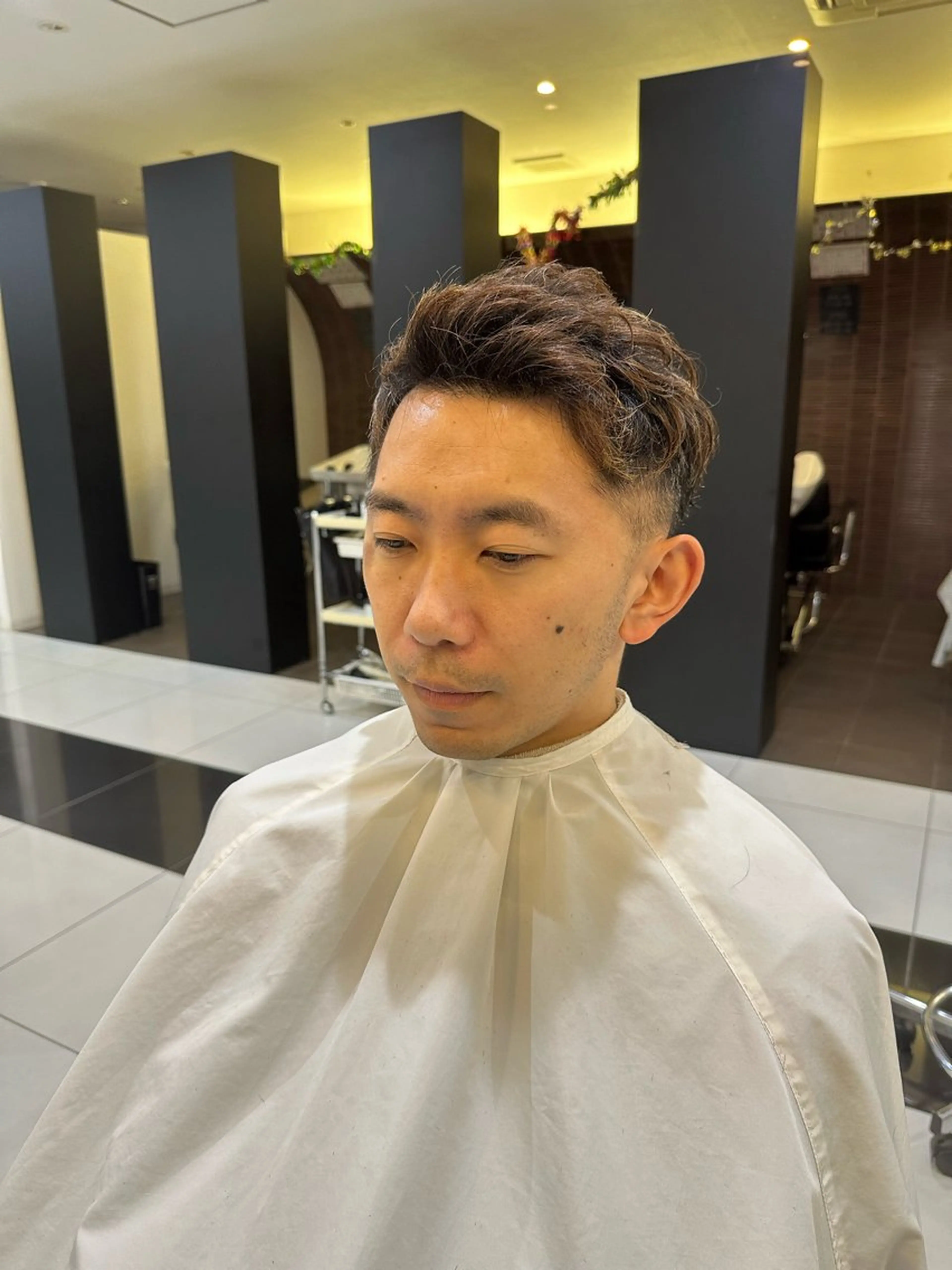 メンズ フェードカット 中川 卓のヘアスタイル