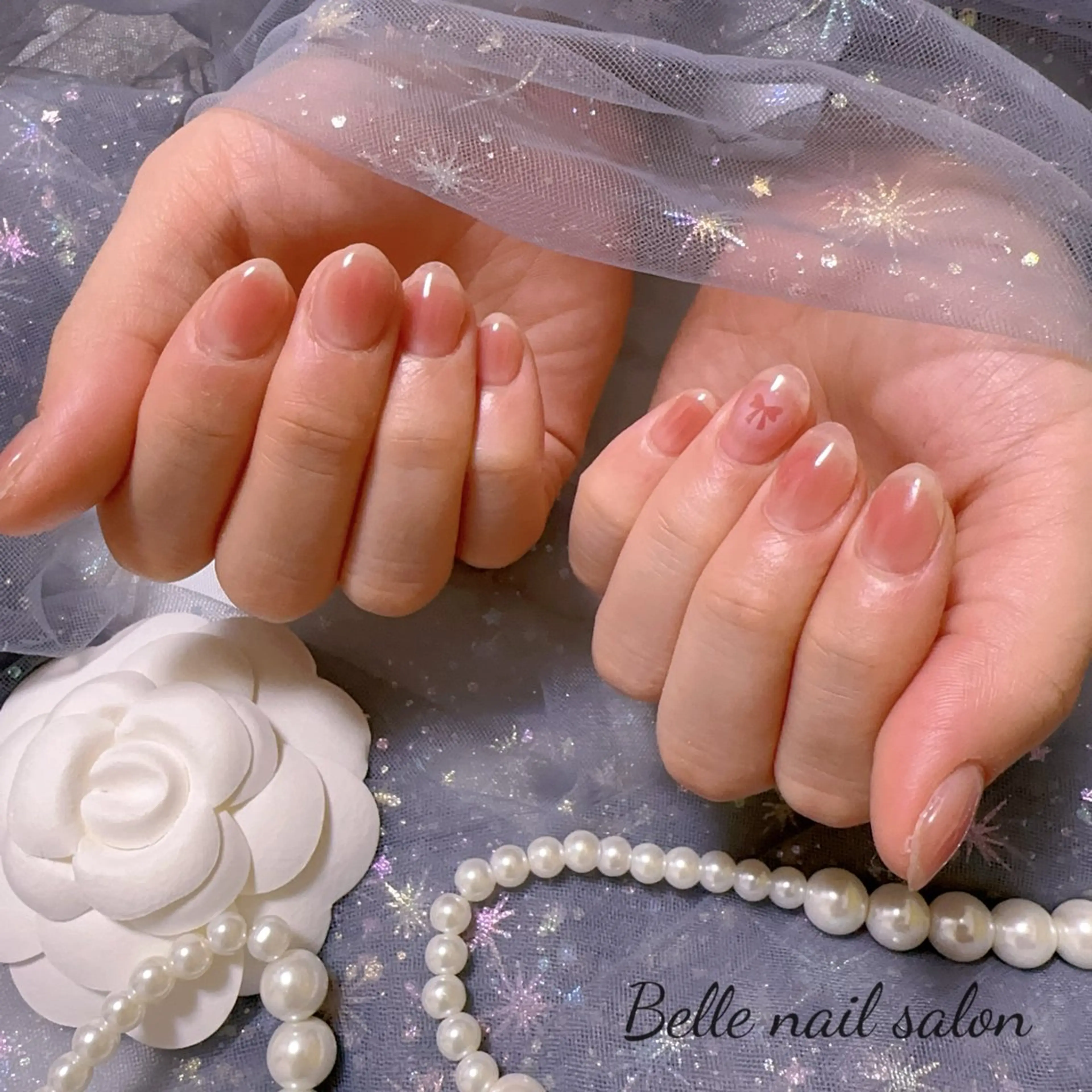 ネイル スカルプネイル ワンホンネイル Belle nail salon 新小岩のネイルデザイン