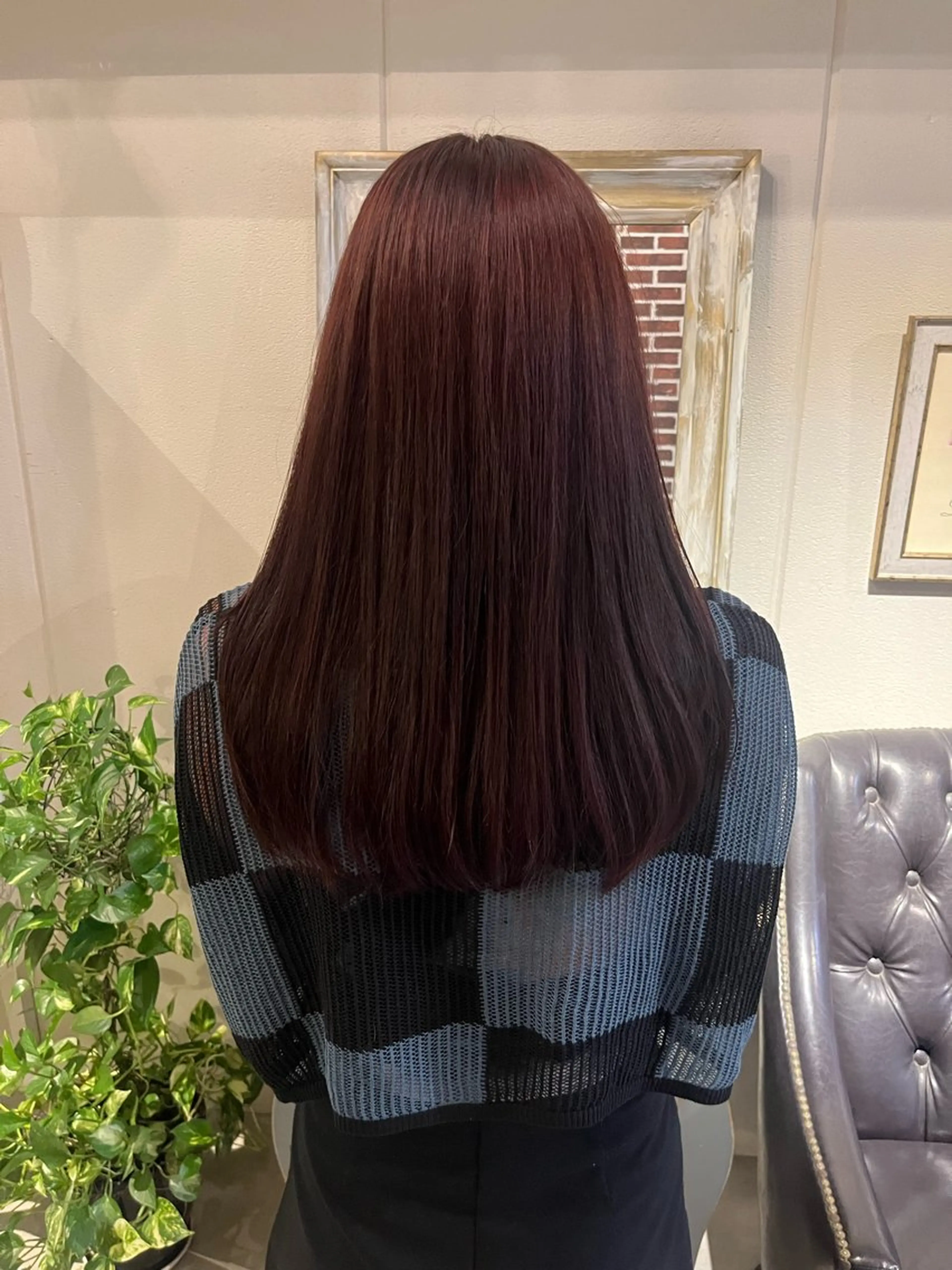 カラー 縮毛矯正 ヘアカラー トリートメント hair design chouchou所属・イイダ ヒナのヘアスタイル