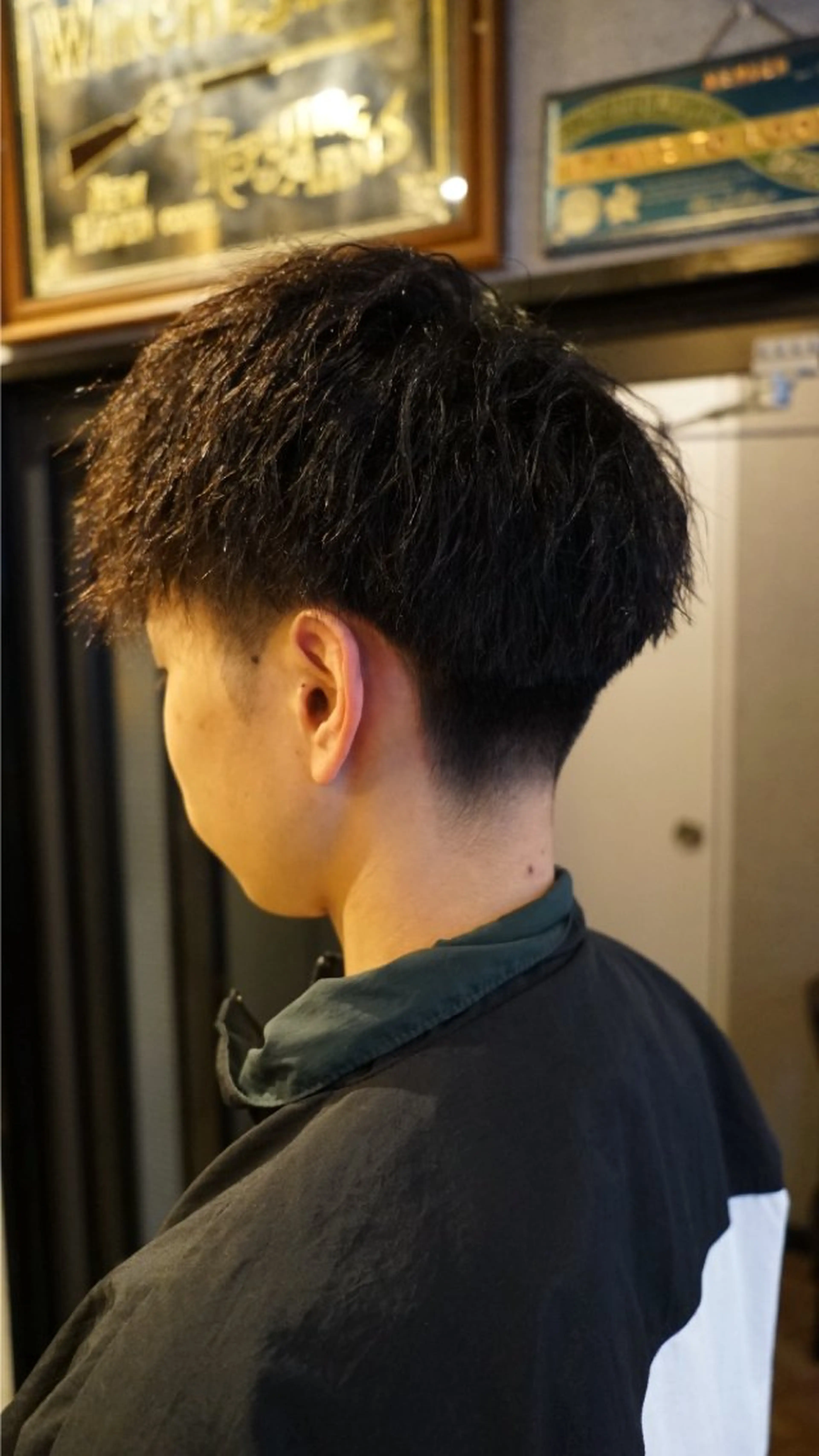 ショート パーマ メンズ メンズパーマ DAU BARBER SHOP所属・メンズショート/ 木下拓海のヘアスタイル