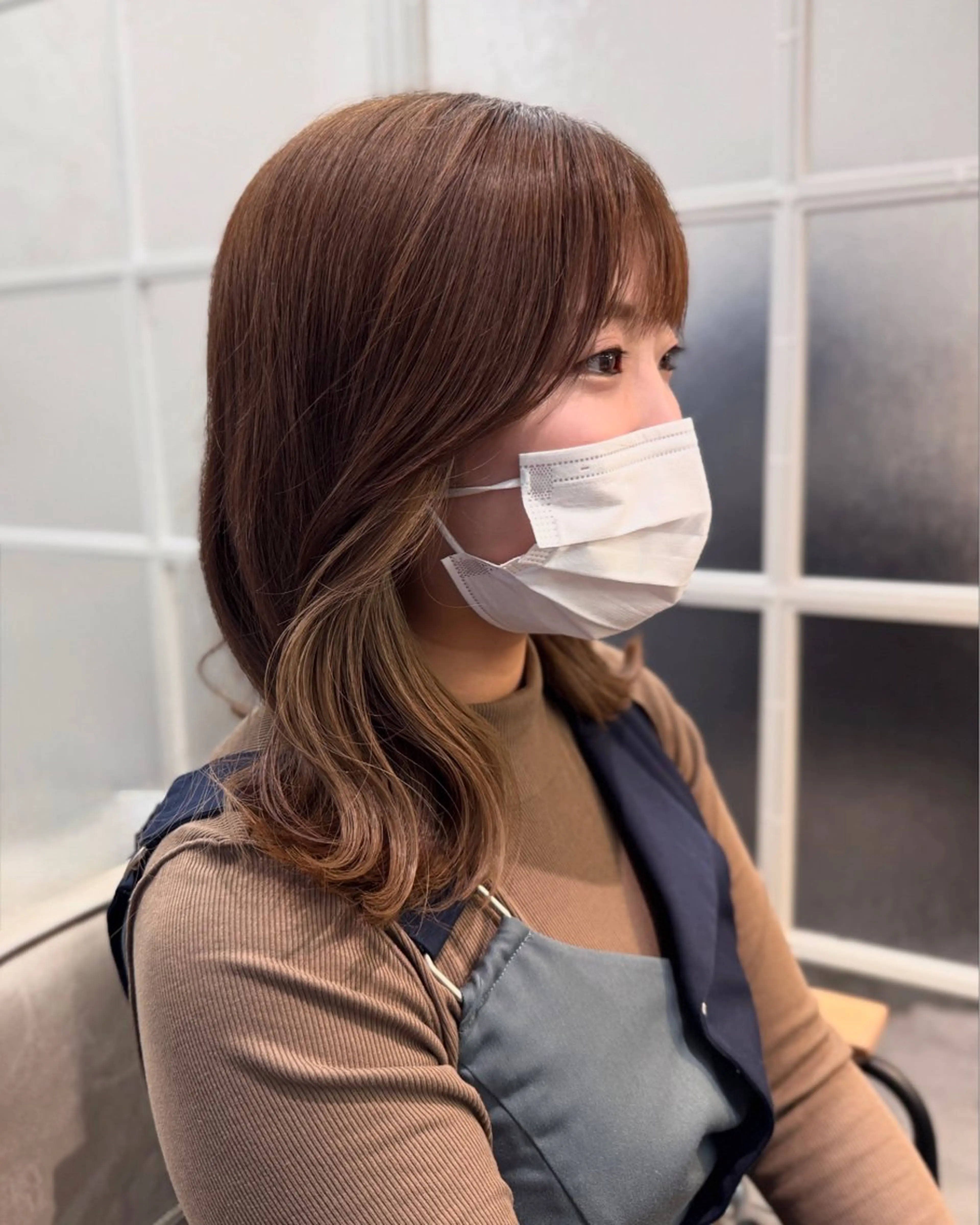 ミディアム 奥村 大輝のヘアスタイル