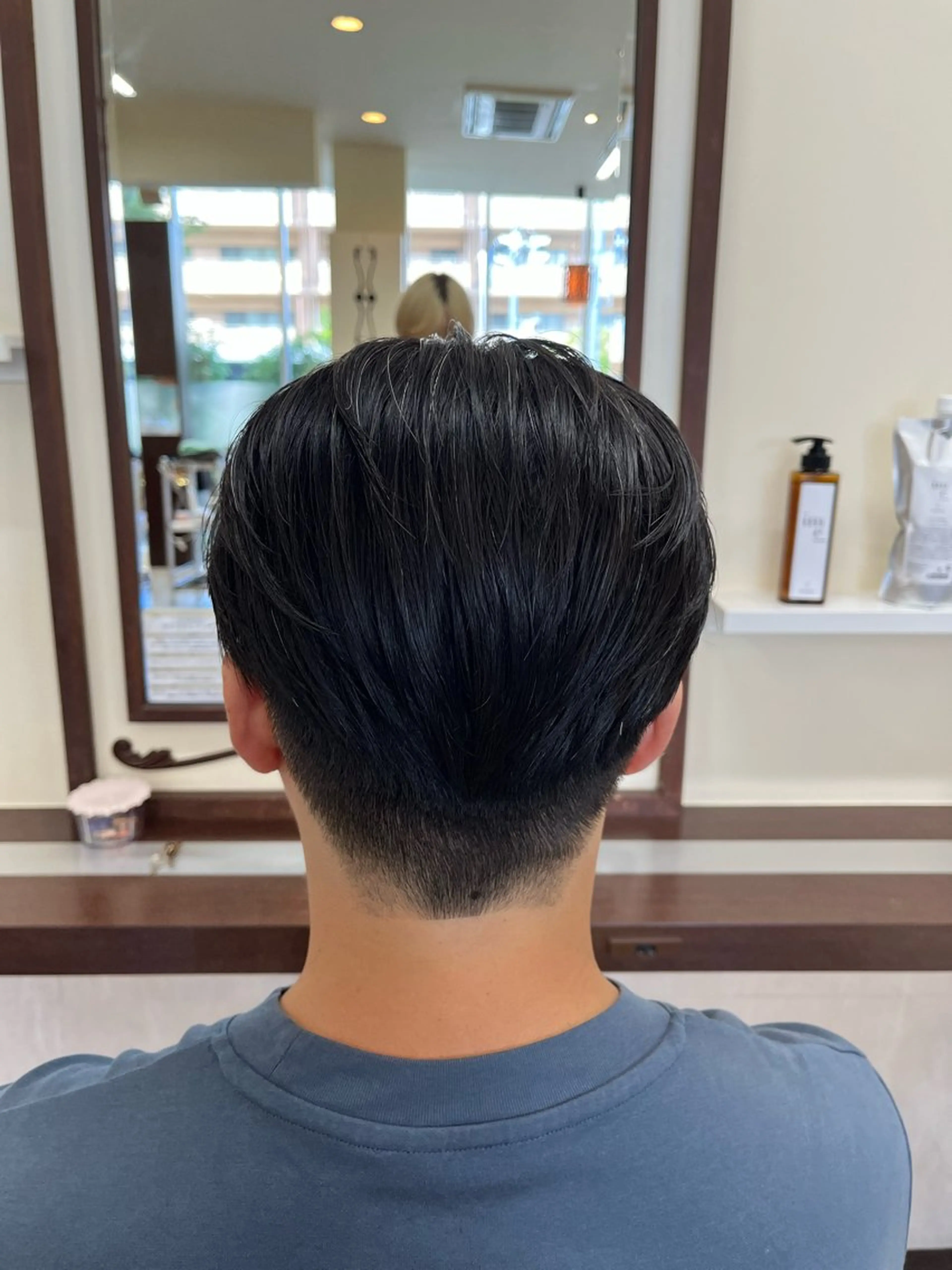 ショート パーマ メンズ センターパート メンズパーマ ニュアンスパーマ AROH men's cut&men's perm 船橋店所属・🧊メンズ特化🧊 高木航希のヘアスタイル