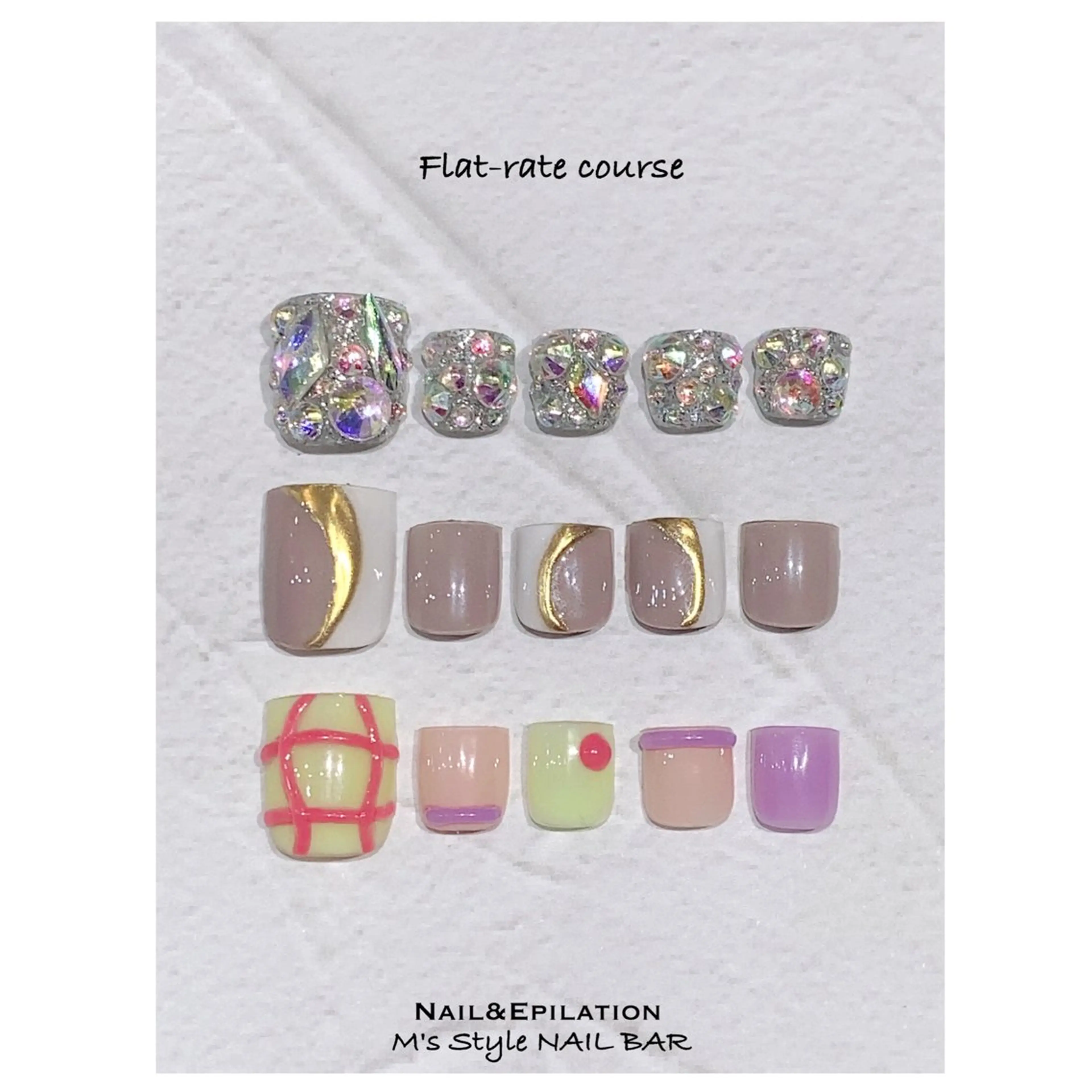 ネイル 成人式 フットネイル フレンチネイル ジェルネイル 韓国ネイル フットネイル M's Style NAIL BARのエステ・リラクイメージ