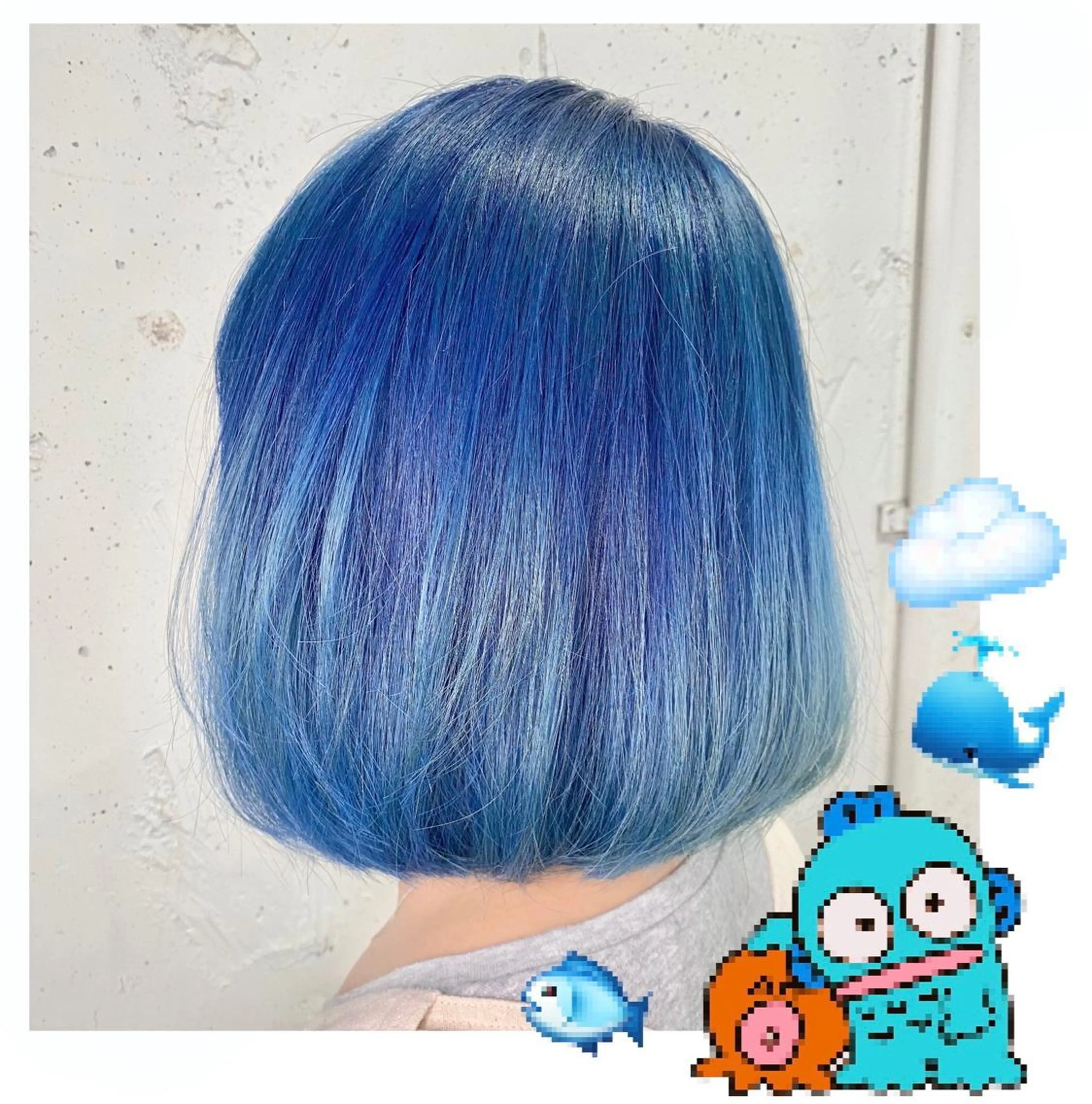 ショート カラー GARU-ガル-所属・TSUNO🦖 派手髪/オタク美容師のヘアスタイル