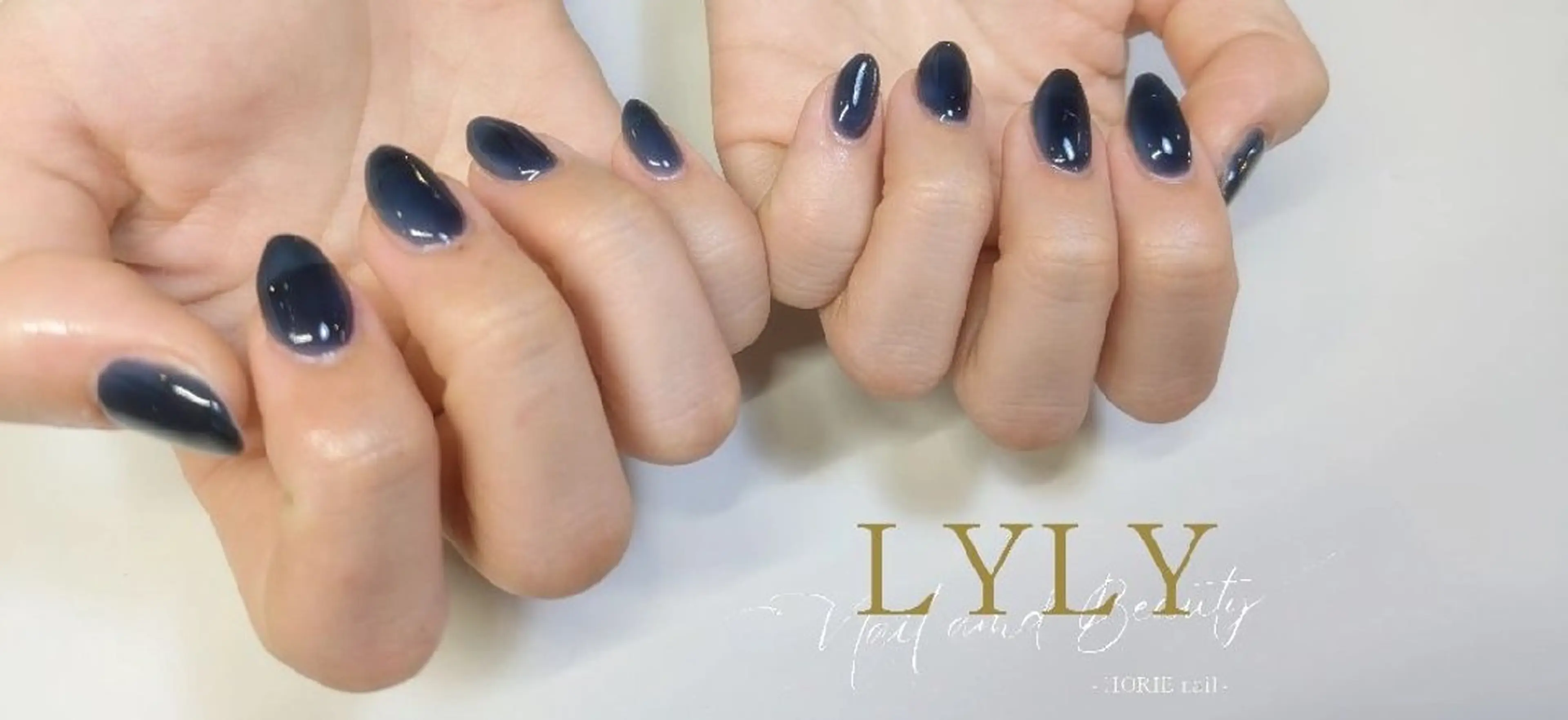 ネイル ブルー LYLY ✾ai✾のネイルデザイン