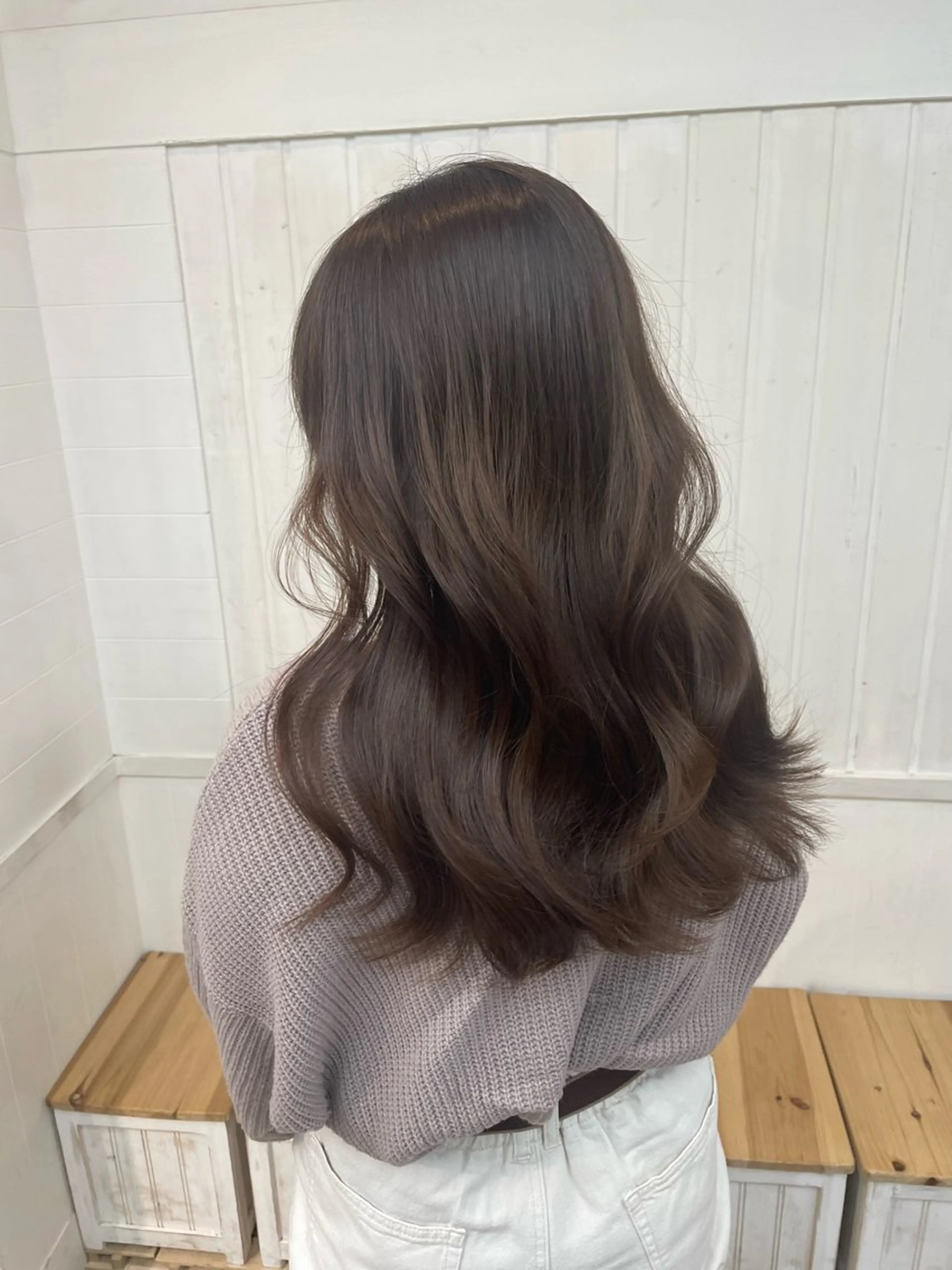 ミディアム カラー カット ヘアカラー HIKARU副店長/ ✨️髪質改善のヘアスタイル