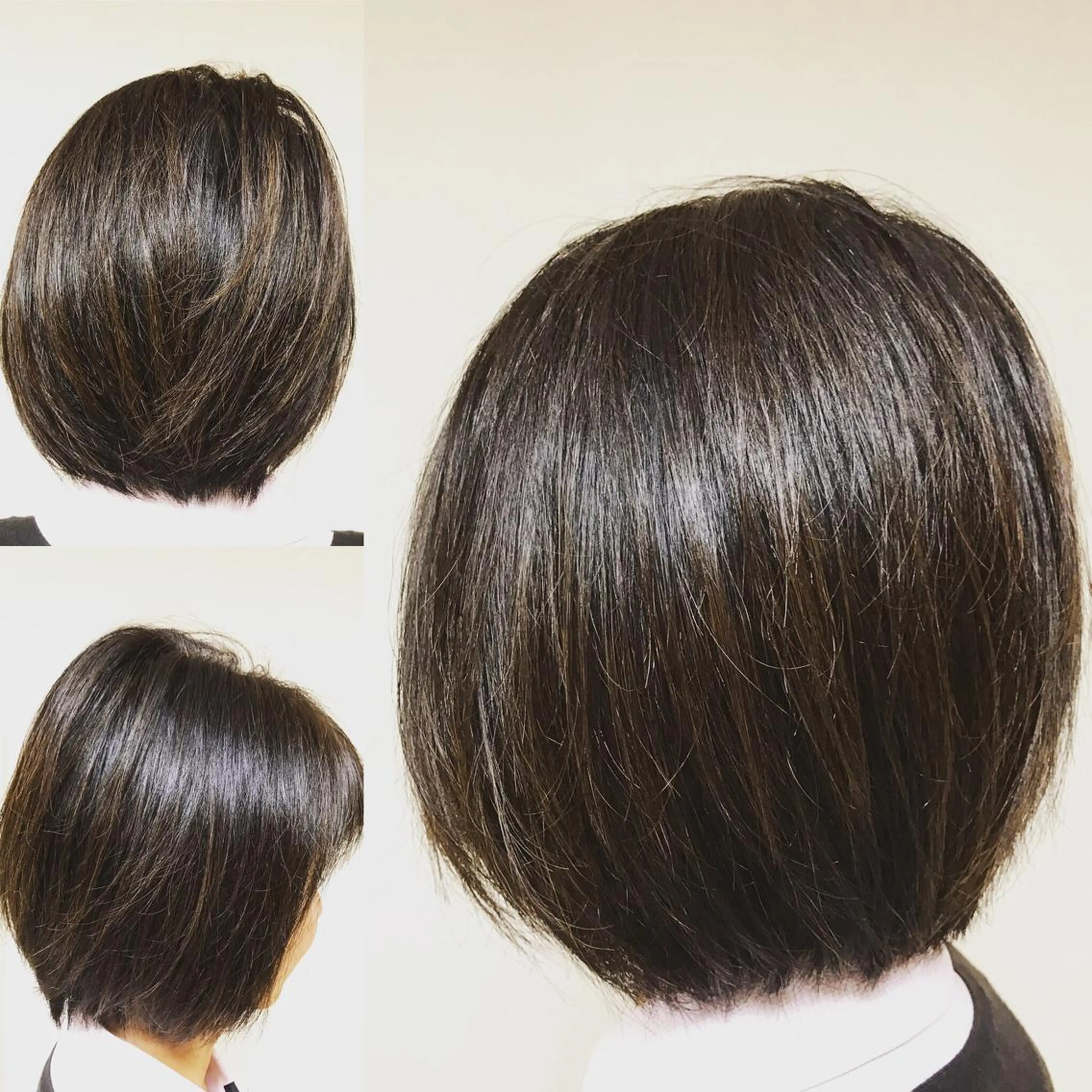 ミディアム カラー グラデーションカラー ボブ カット ヘアカラー トリートメント 横田  尚登のヘアスタイル