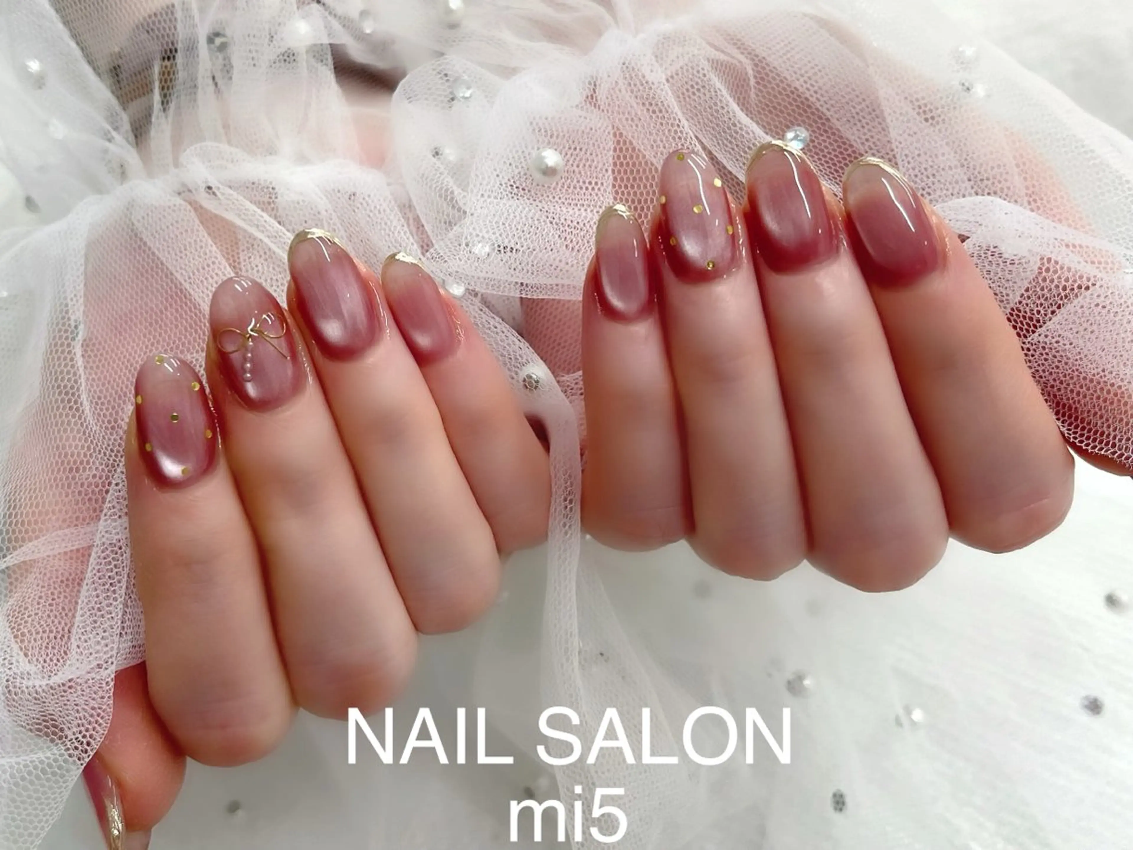 ネイル マグネットネイル NAIL SALON mi5／Momokoのネイルデザイン