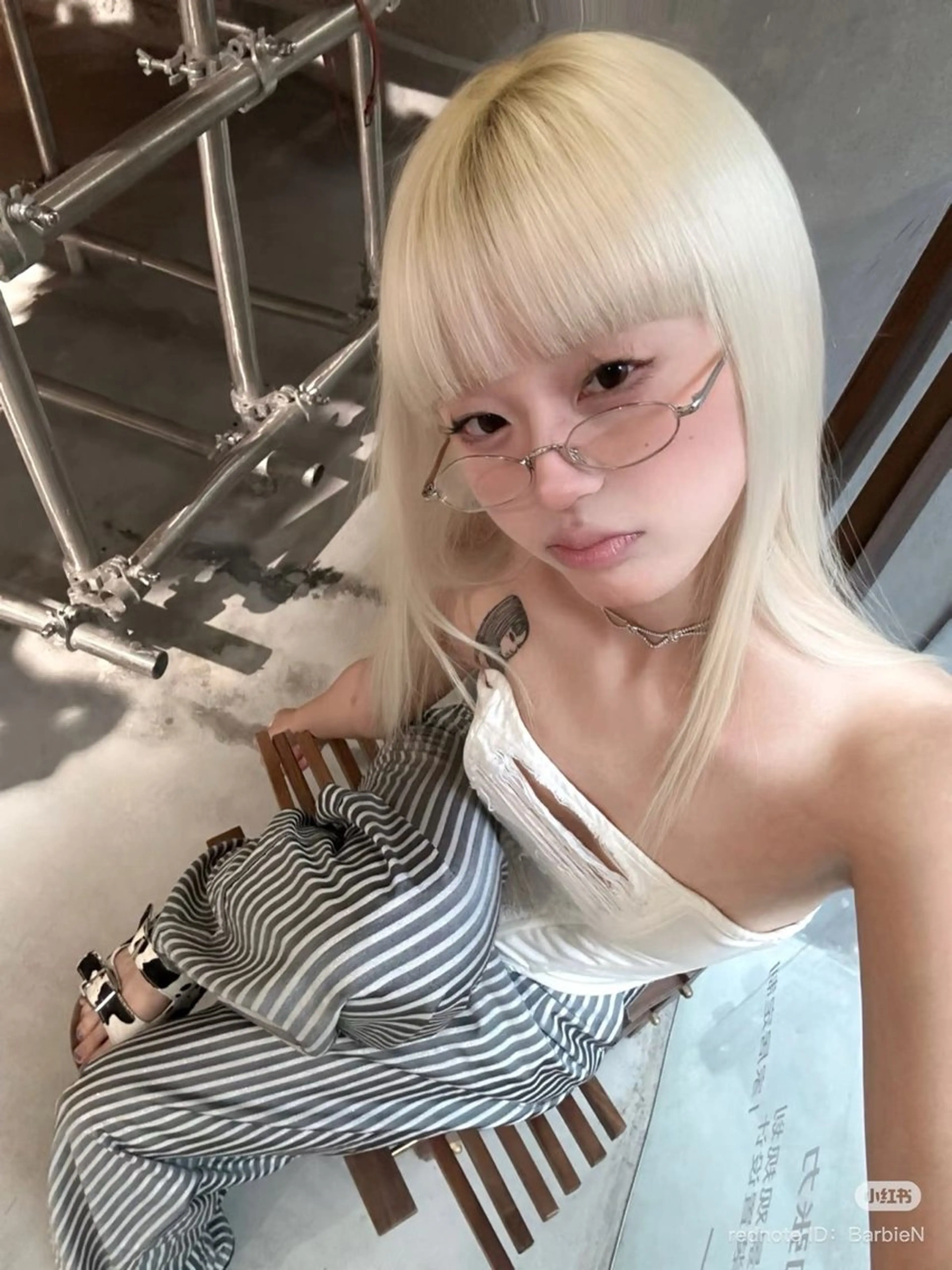 カラー 表参道/ハイトーン/ misaki🎀のヘアスタイル