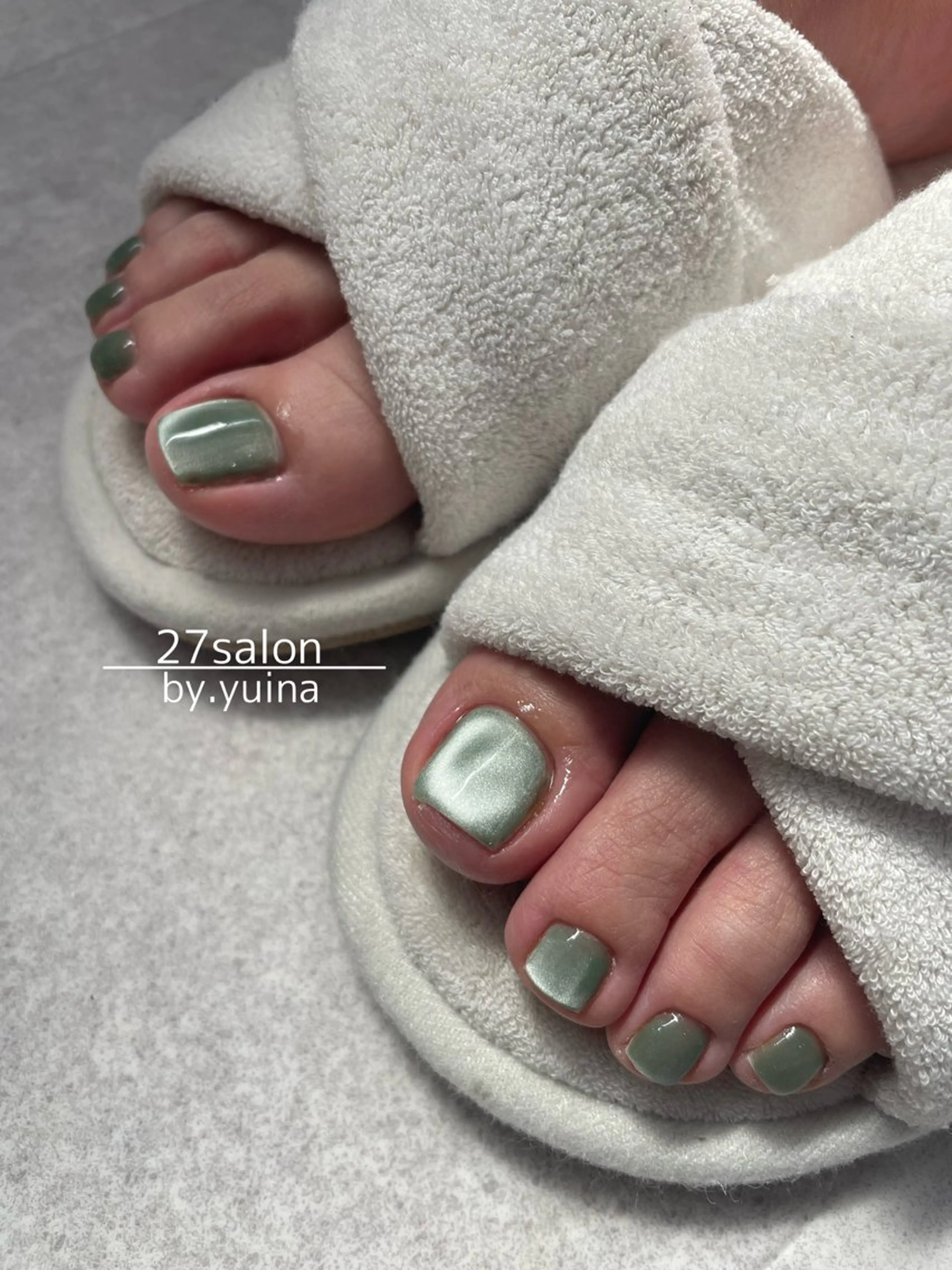 ネイル フットネイル マグネットネイル ハンドネイル 27salon yuinaのネイルデザイン