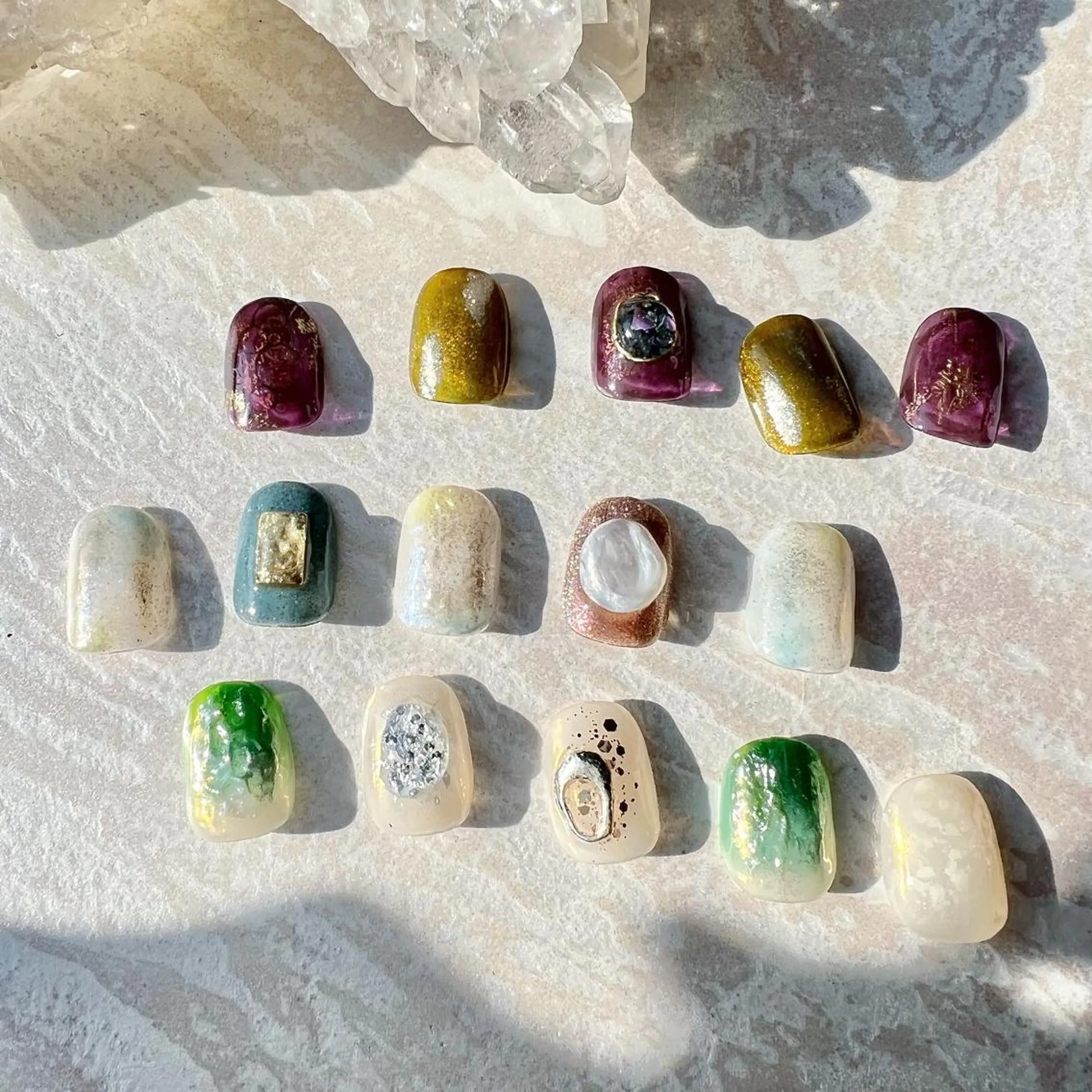 ネイル ニュアンスネイル ショートネイル gemickle nailのネイルデザイン