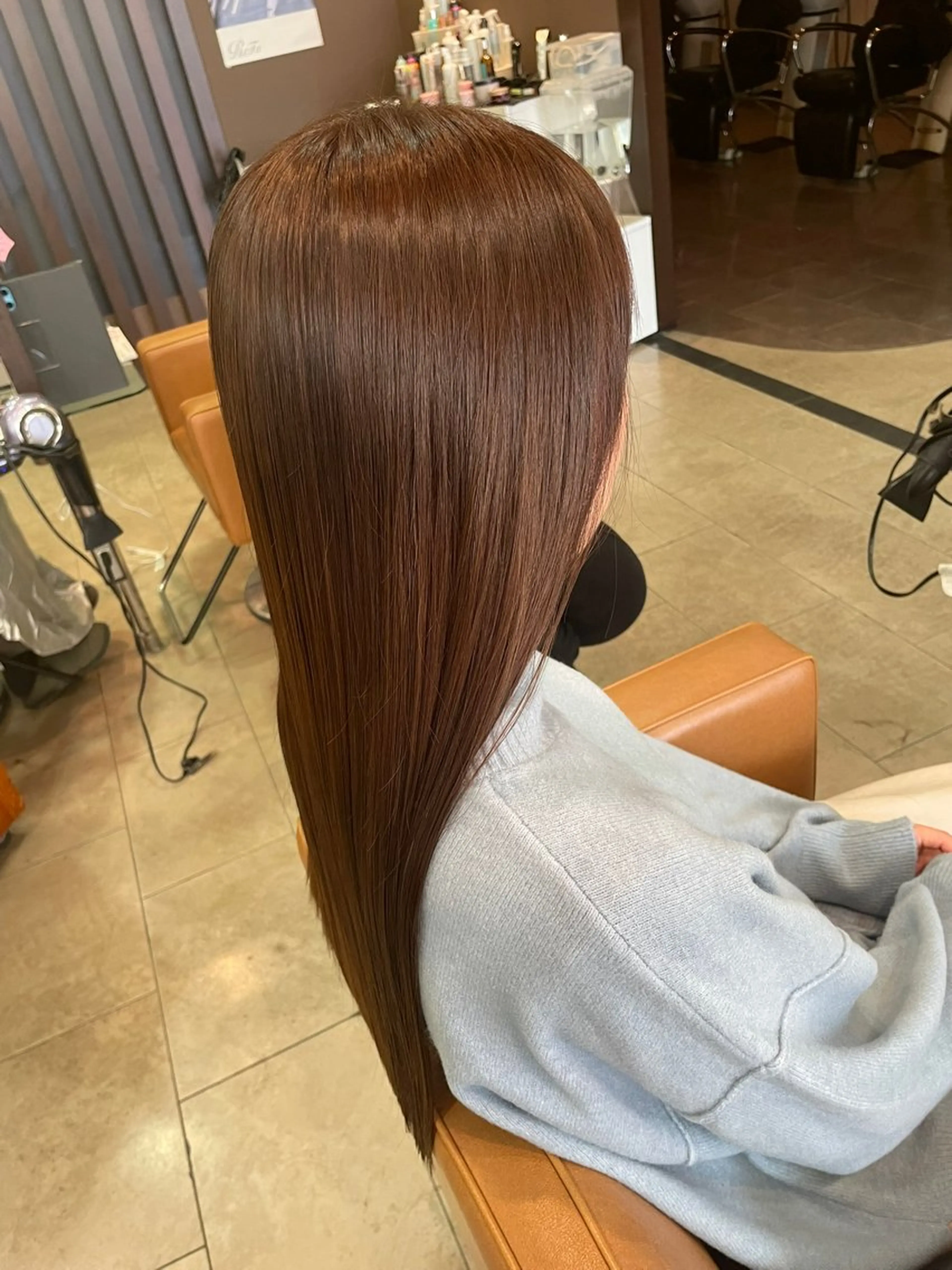 ロング カラー 川上 彩華のネイルデザイン