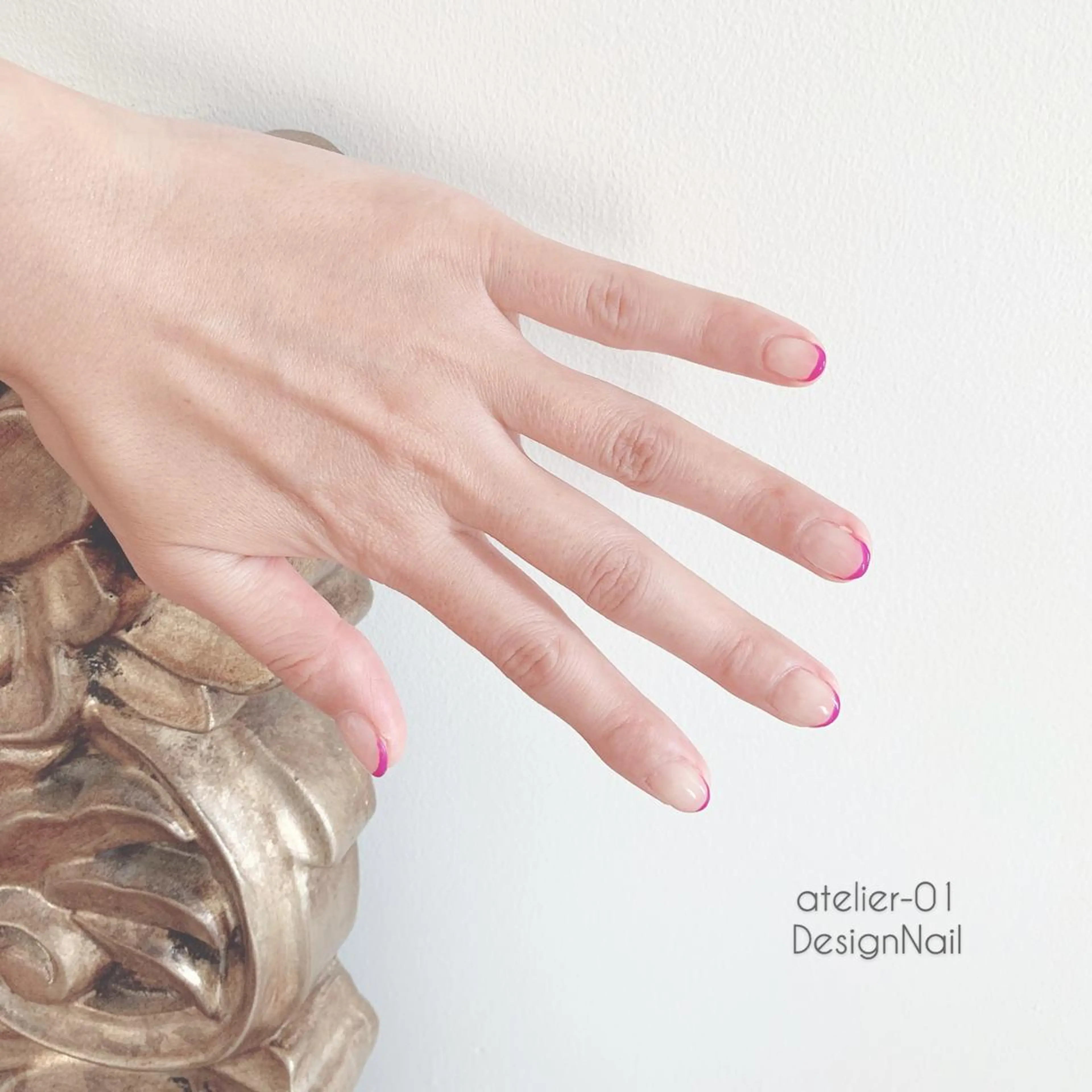 ネイル フレンチネイル atelier -02tsuboのネイルデザイン