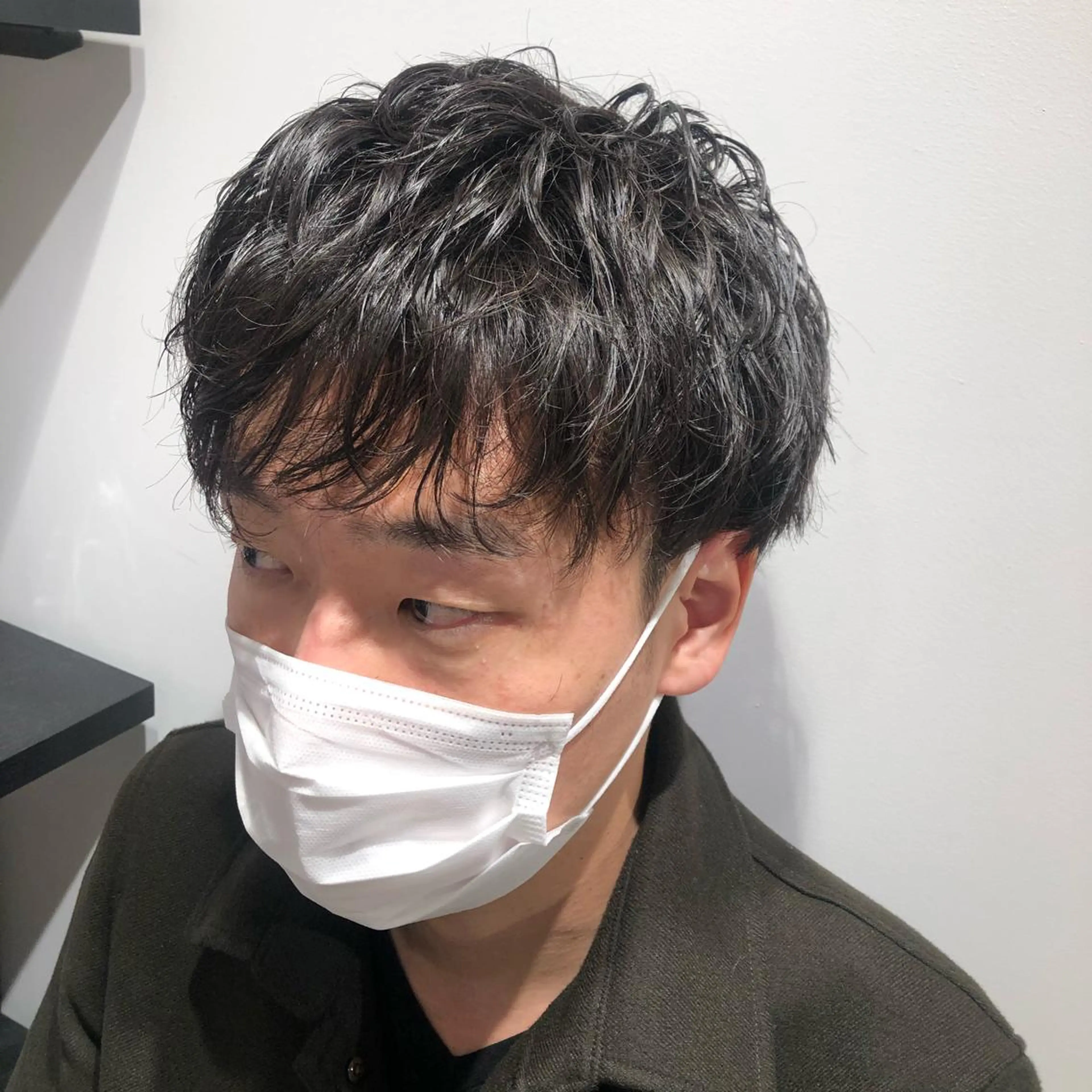 ショート カラー パーマ ヘアアレンジ メンズ パーソナルカラー合わ せたカラー🤍なつみのヘアスタイル