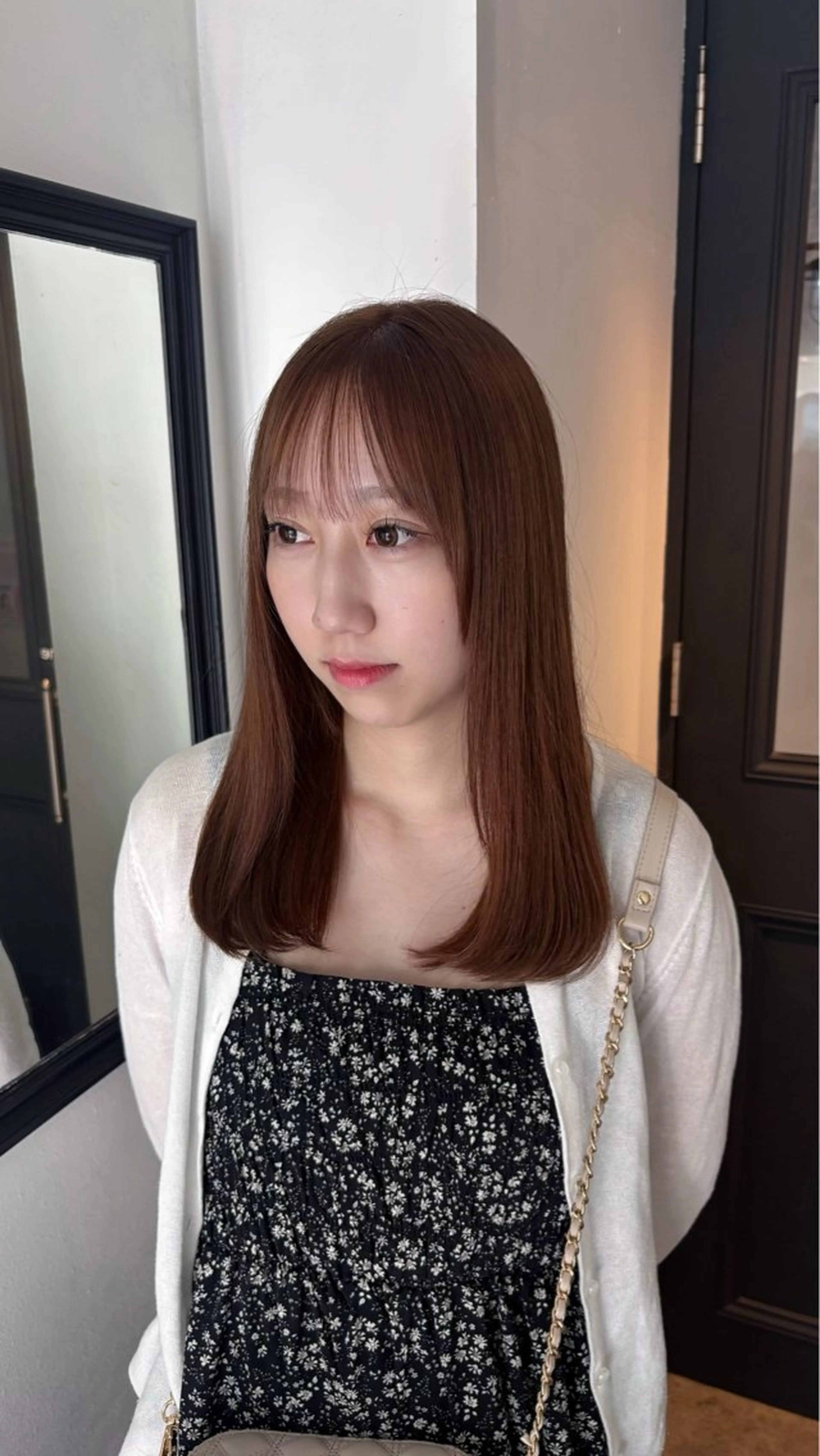 セミロング カラーモデル募集✨️ YUKI🎀☁️のヘアスタイル