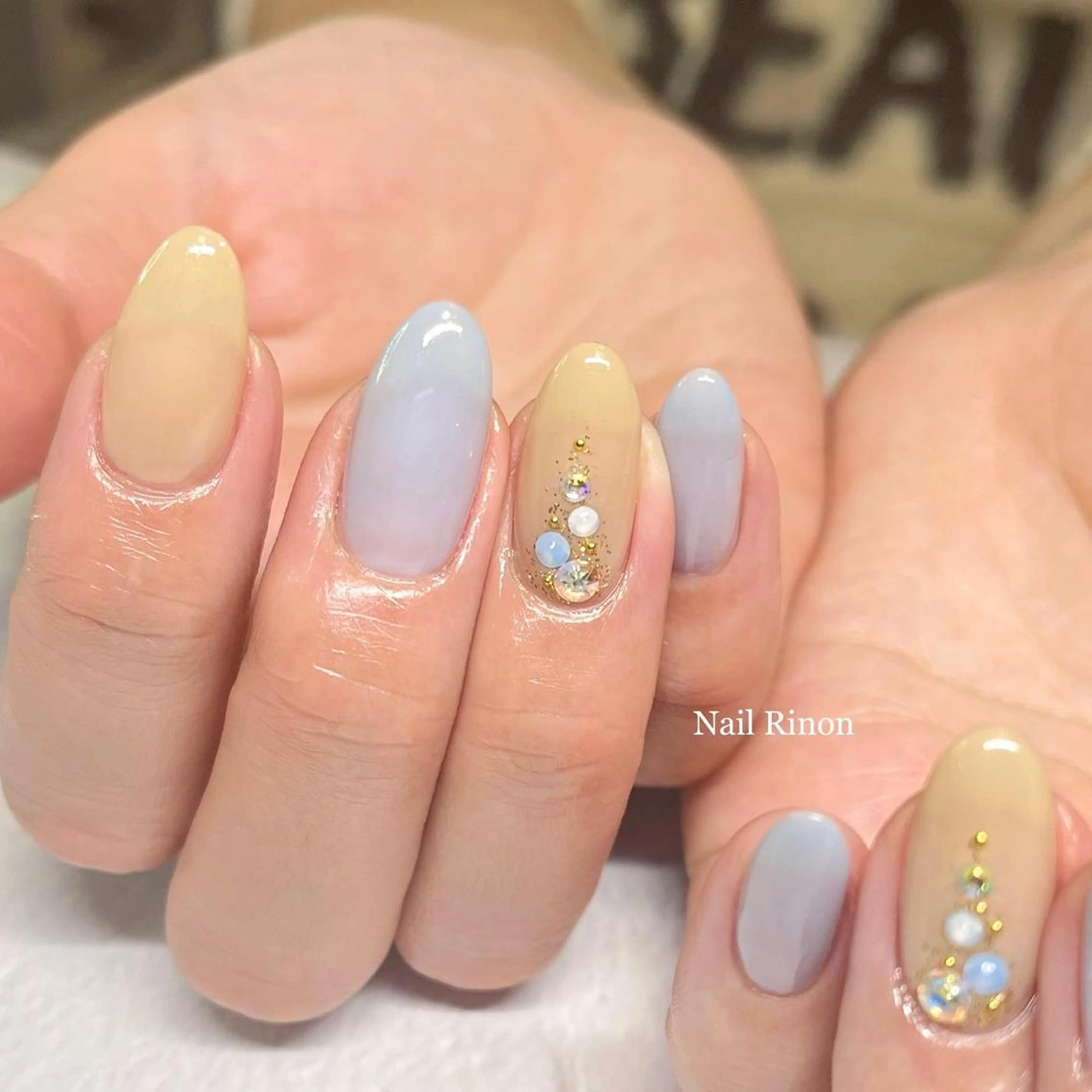ネイル キラキラネイル ハンドネイル Nail Rinonのネイルデザイン
