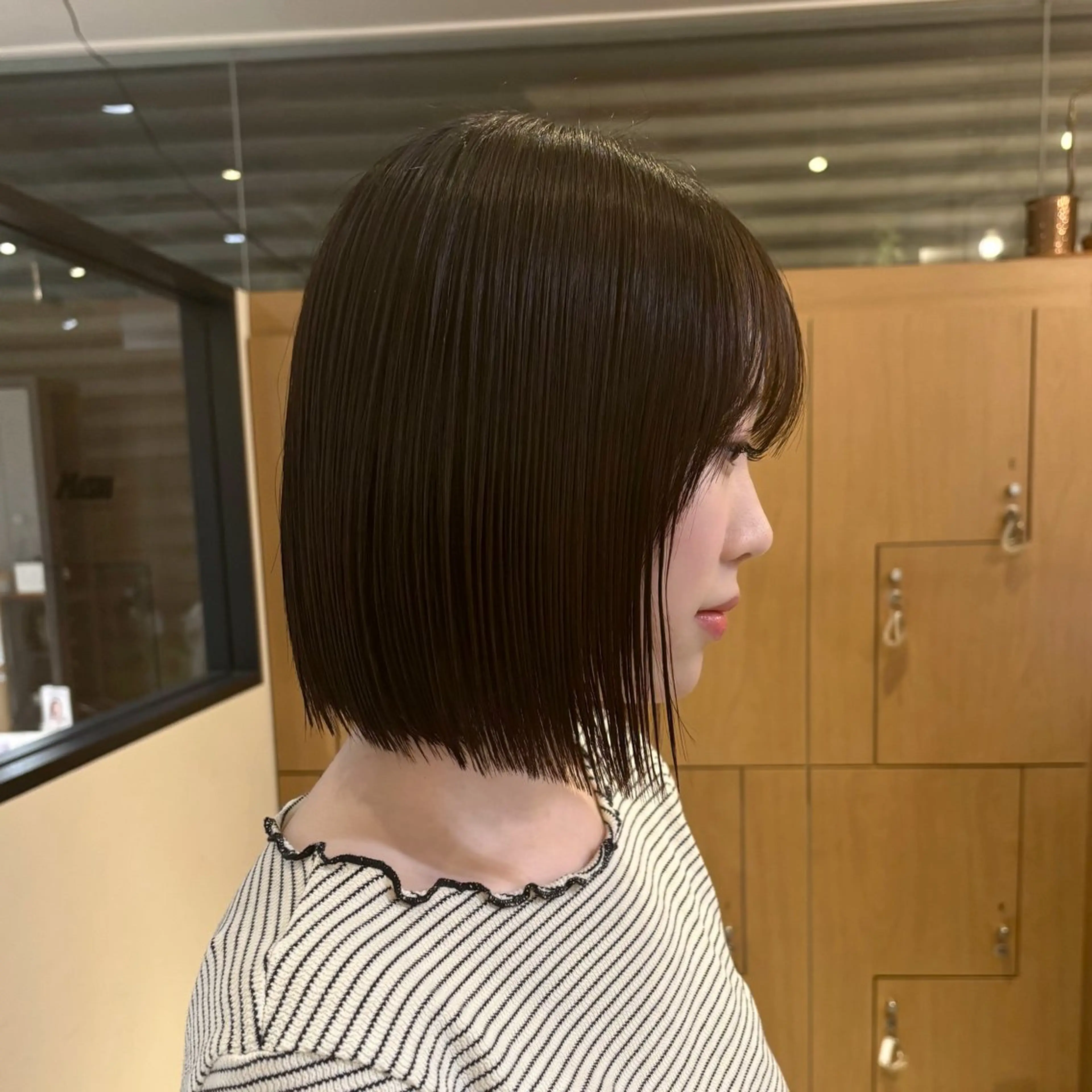 ミディアム ボブ カット MASHU Grandvase所属・めい/透明感カラー /似合わせカットのヘアスタイル