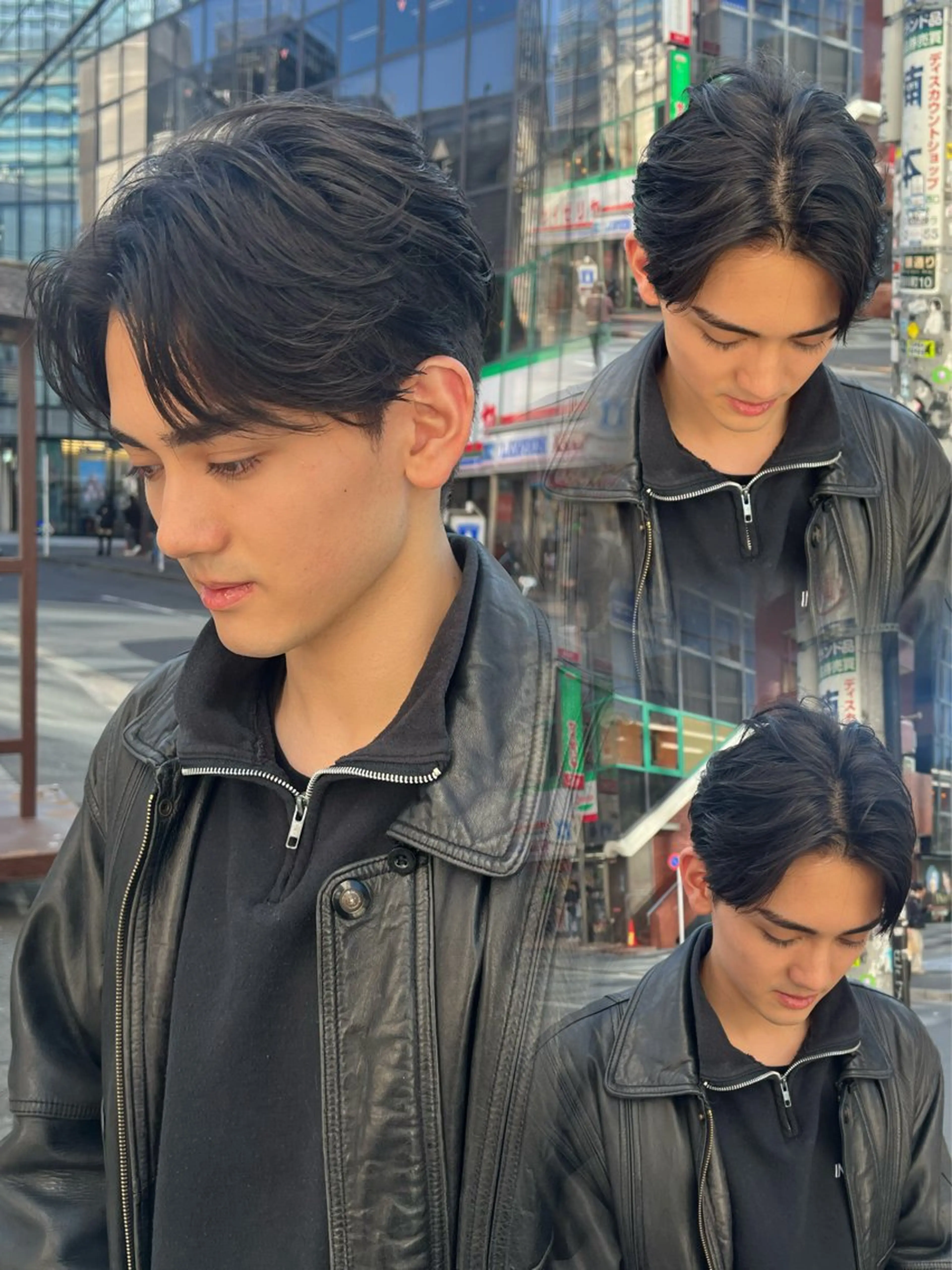 メンズ 毛流れフェザー スタイル🔹竹内凌のヘアスタイル