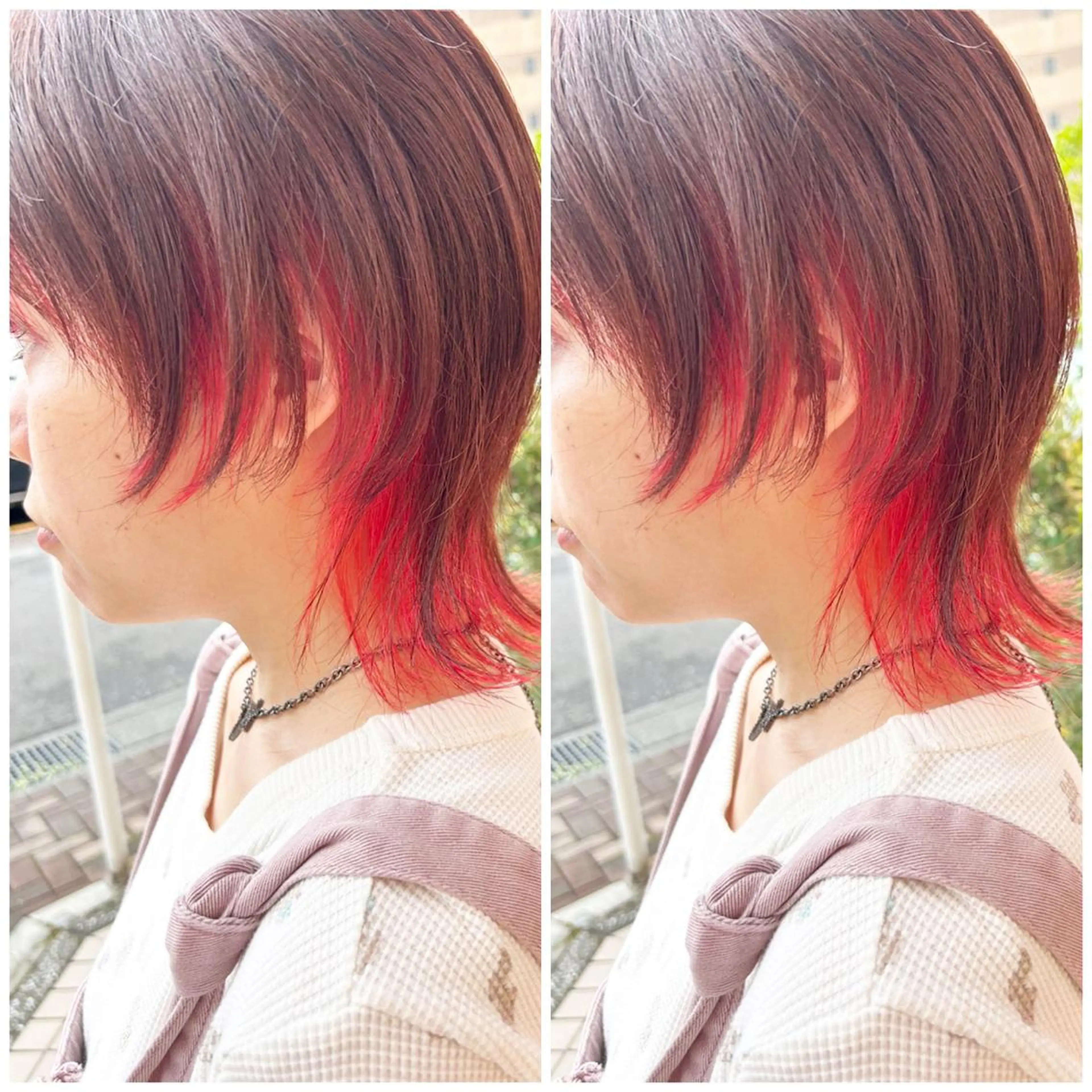 ミディアム カラー DiMPlE  ディンプル所属・🌸スタイリスト 山浦美恵のヘアスタイル