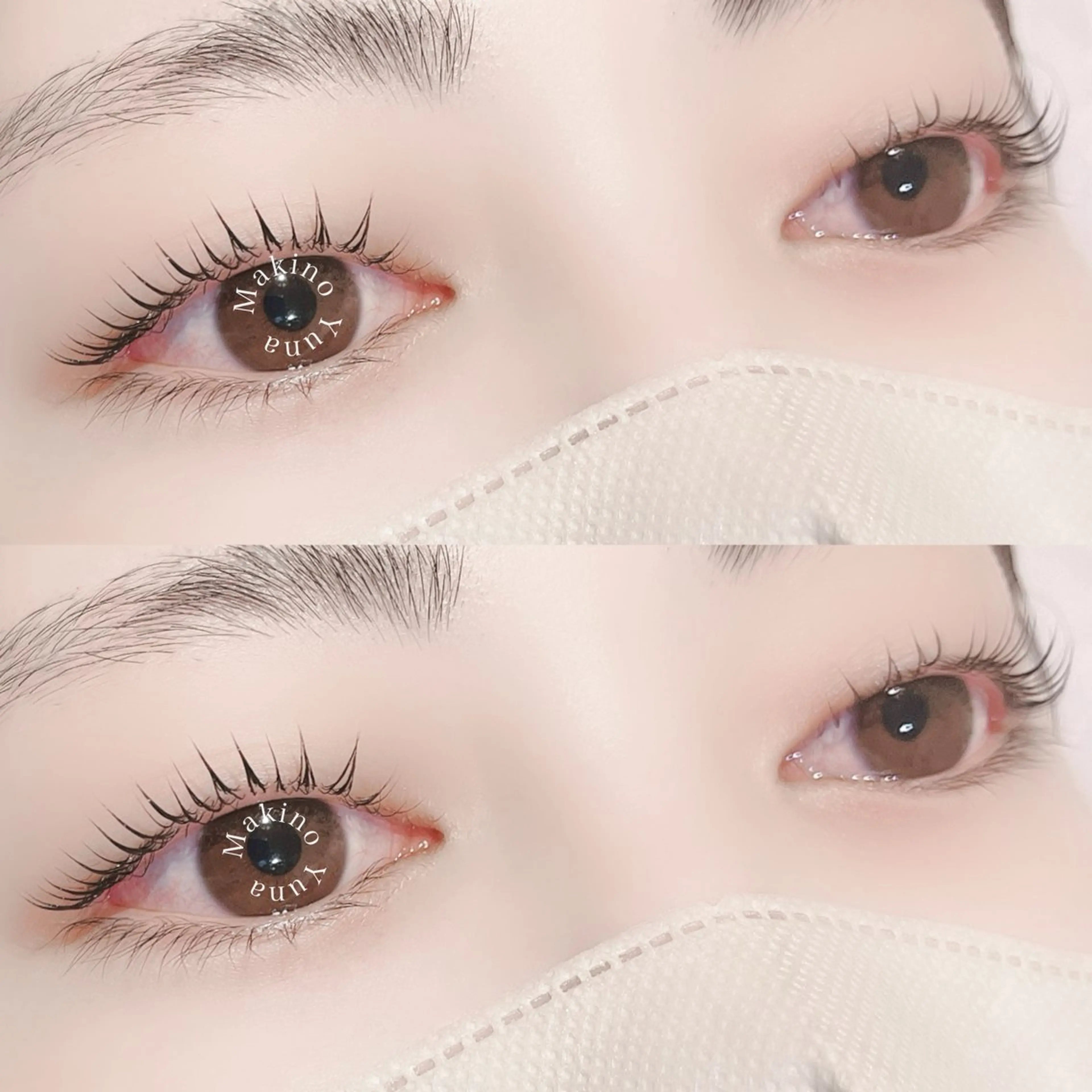 マツエク・マツパ マツパ EYE405河原町店所属・牧野 由奈のマツエク・マツパデザイン