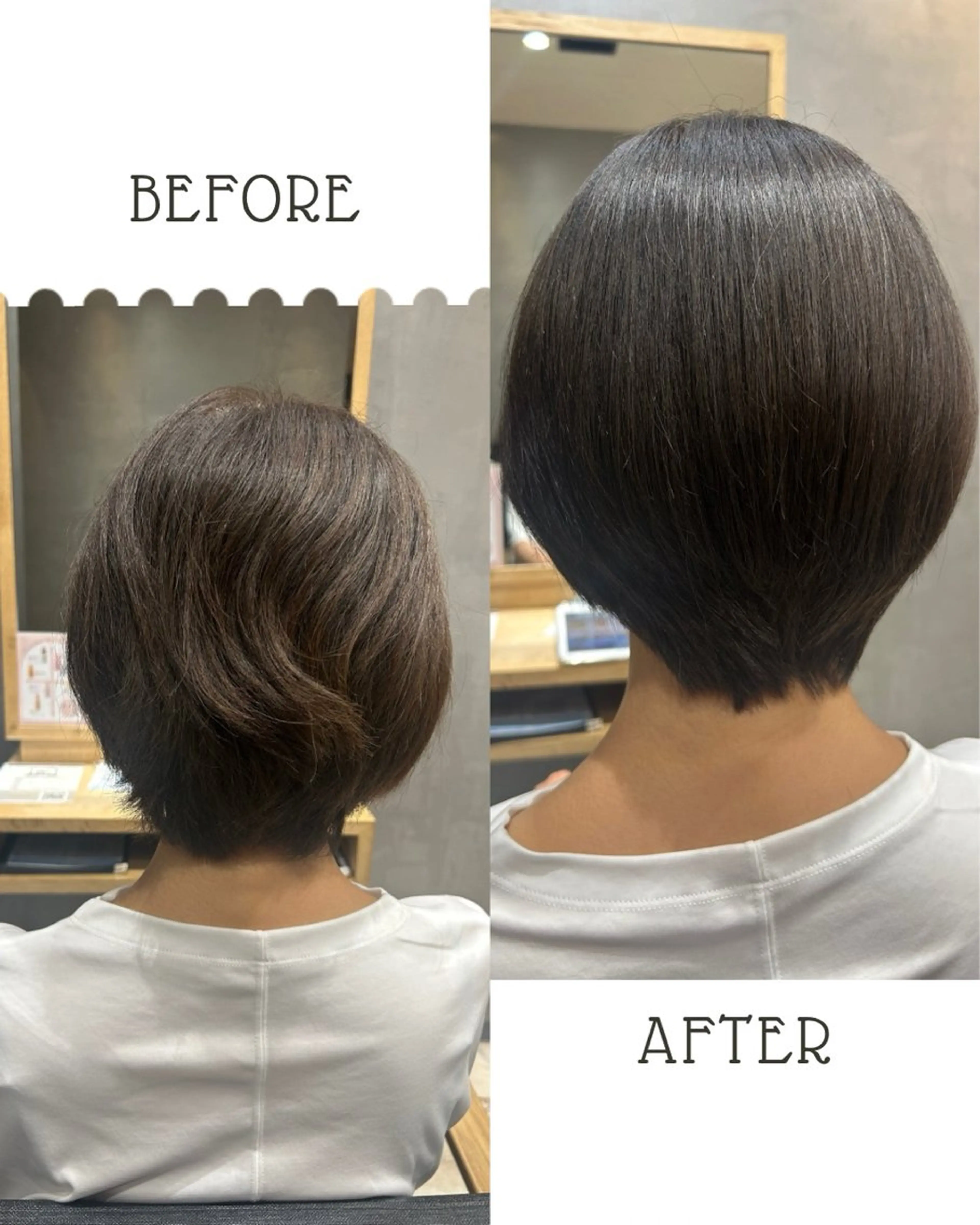 ショート カラー 髪質改善 トリートメント 心斎橋🤍inity KIKOのヘアスタイル