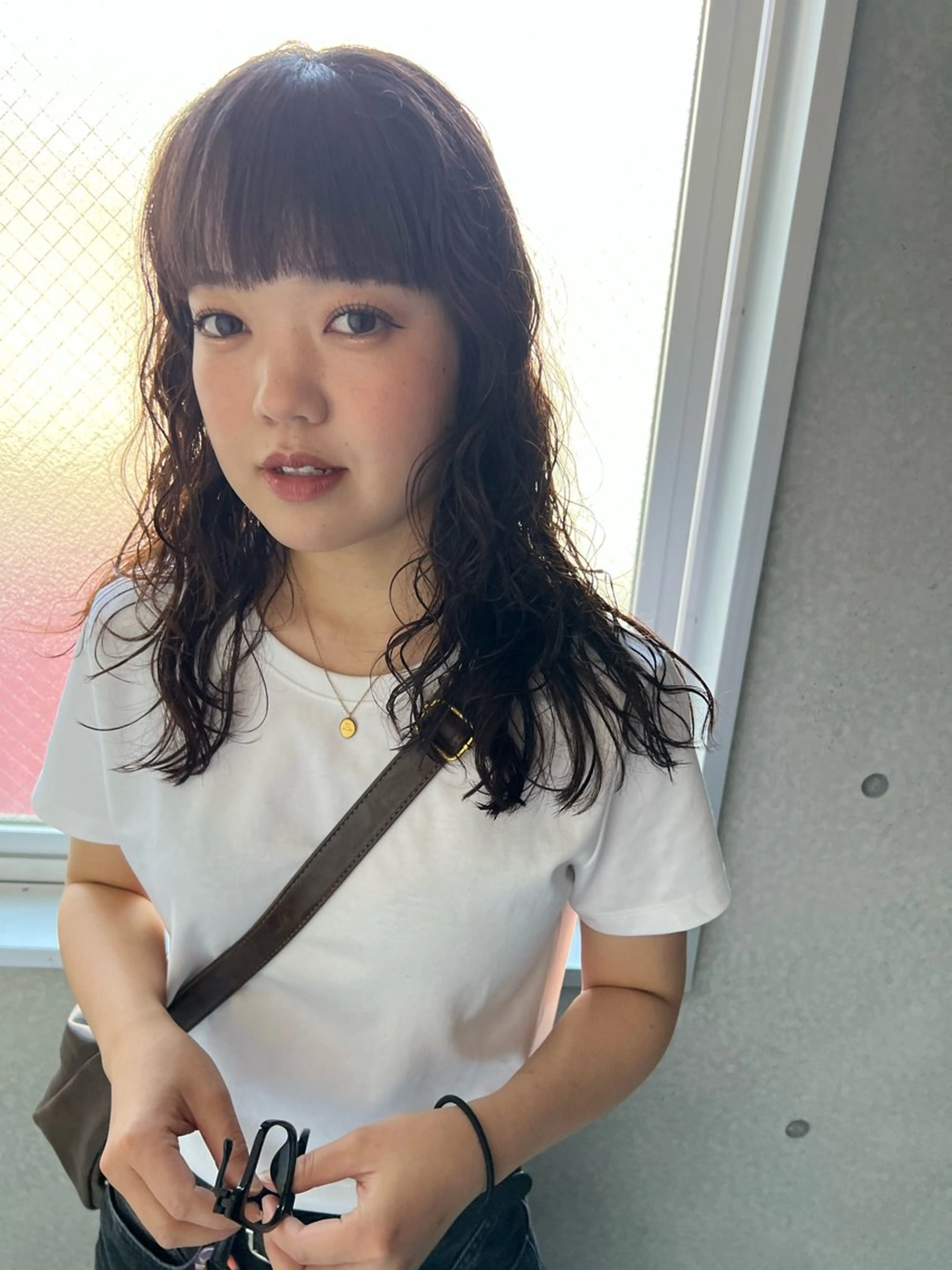 セミロング パーマ セミロングパーマ カット パーマ トリートメント sakoda shunkiのヘアスタイル