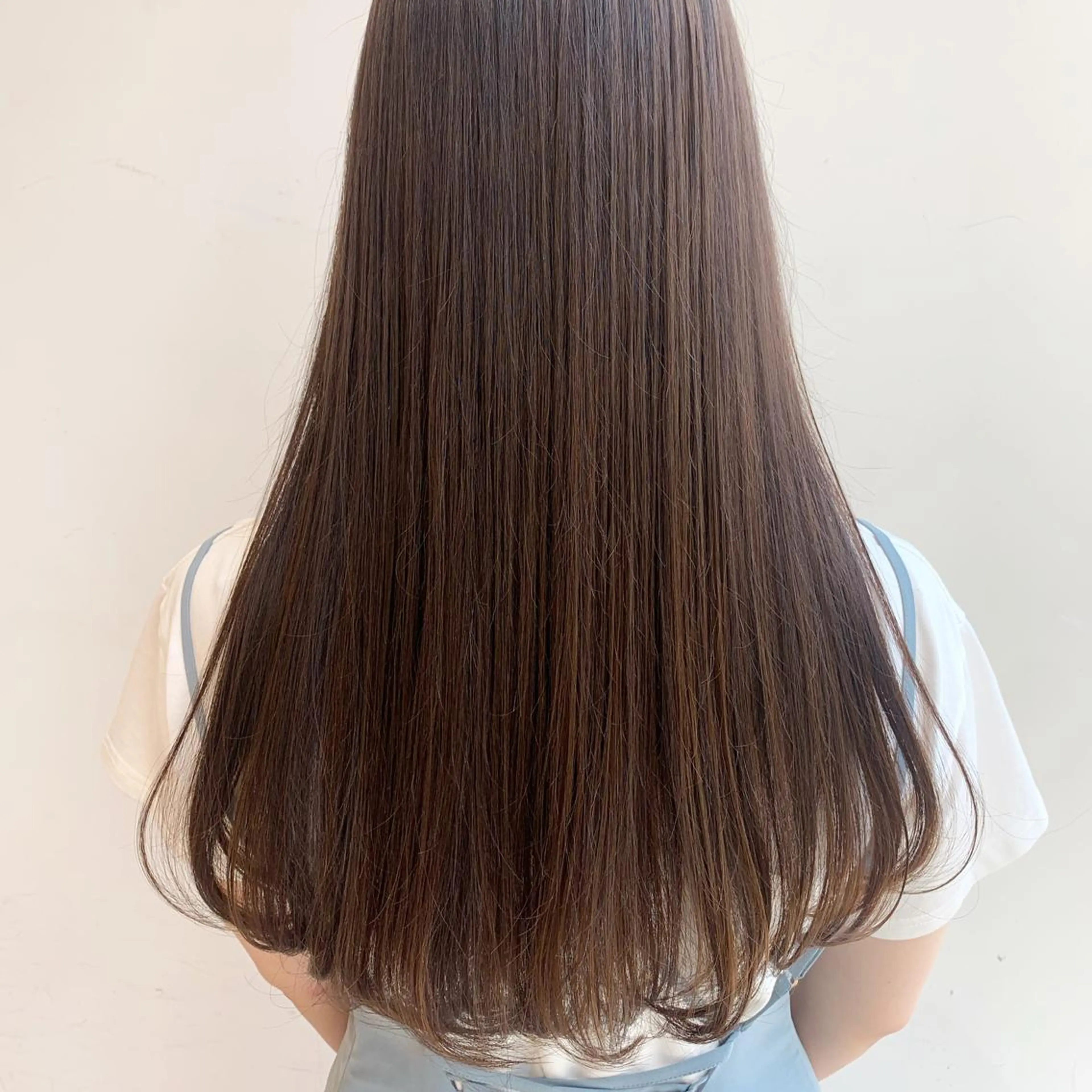 ロング カット ヘアカラー 縮毛矯正 トリートメント SALOWIN 銀座一丁目店所属・髪質改善/縮毛矯正 🎀小林 唯 🎀のヘアスタイル