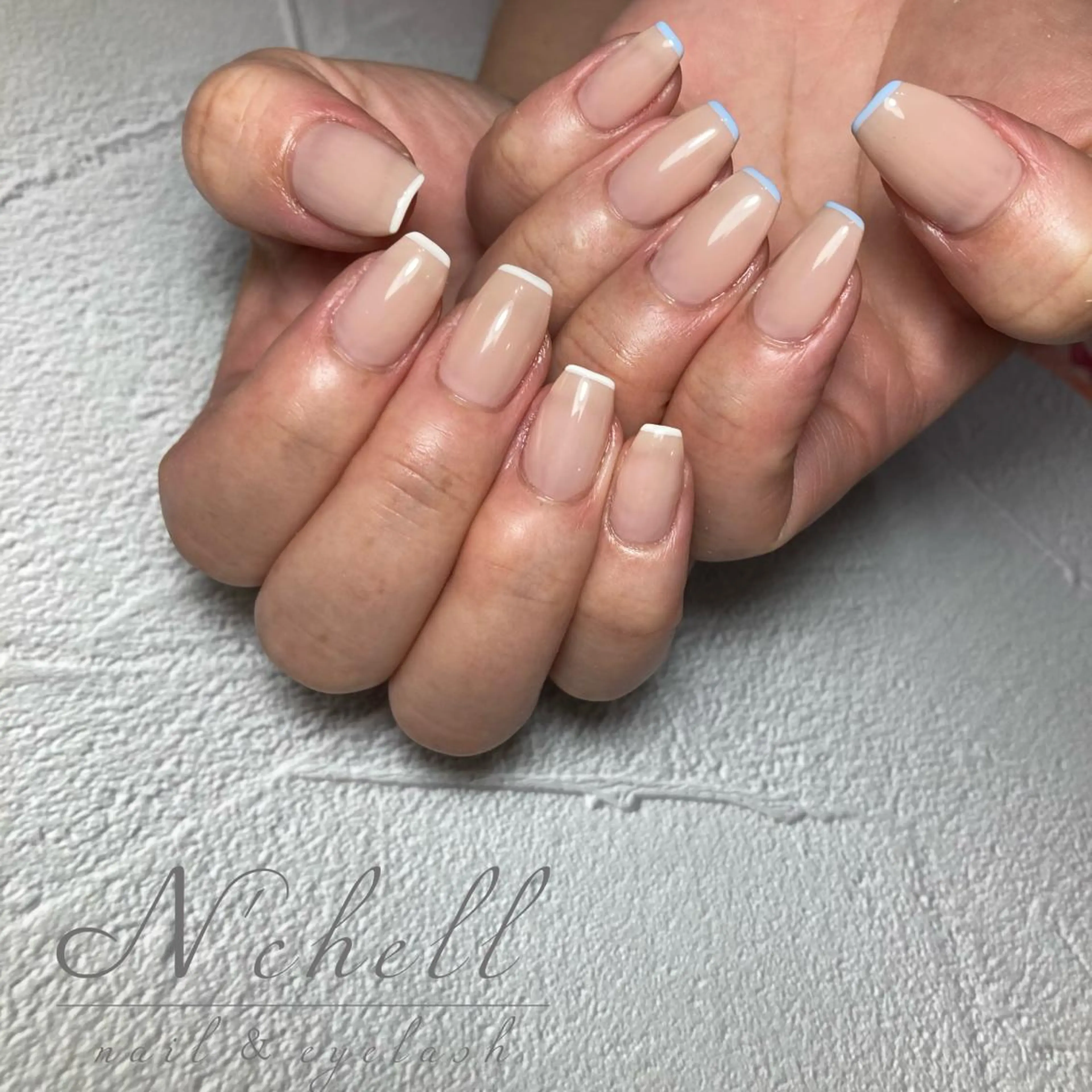 💜ベイビーブーマー/チークネイル/バーチャルフレンチ💅オフなし💜の写真