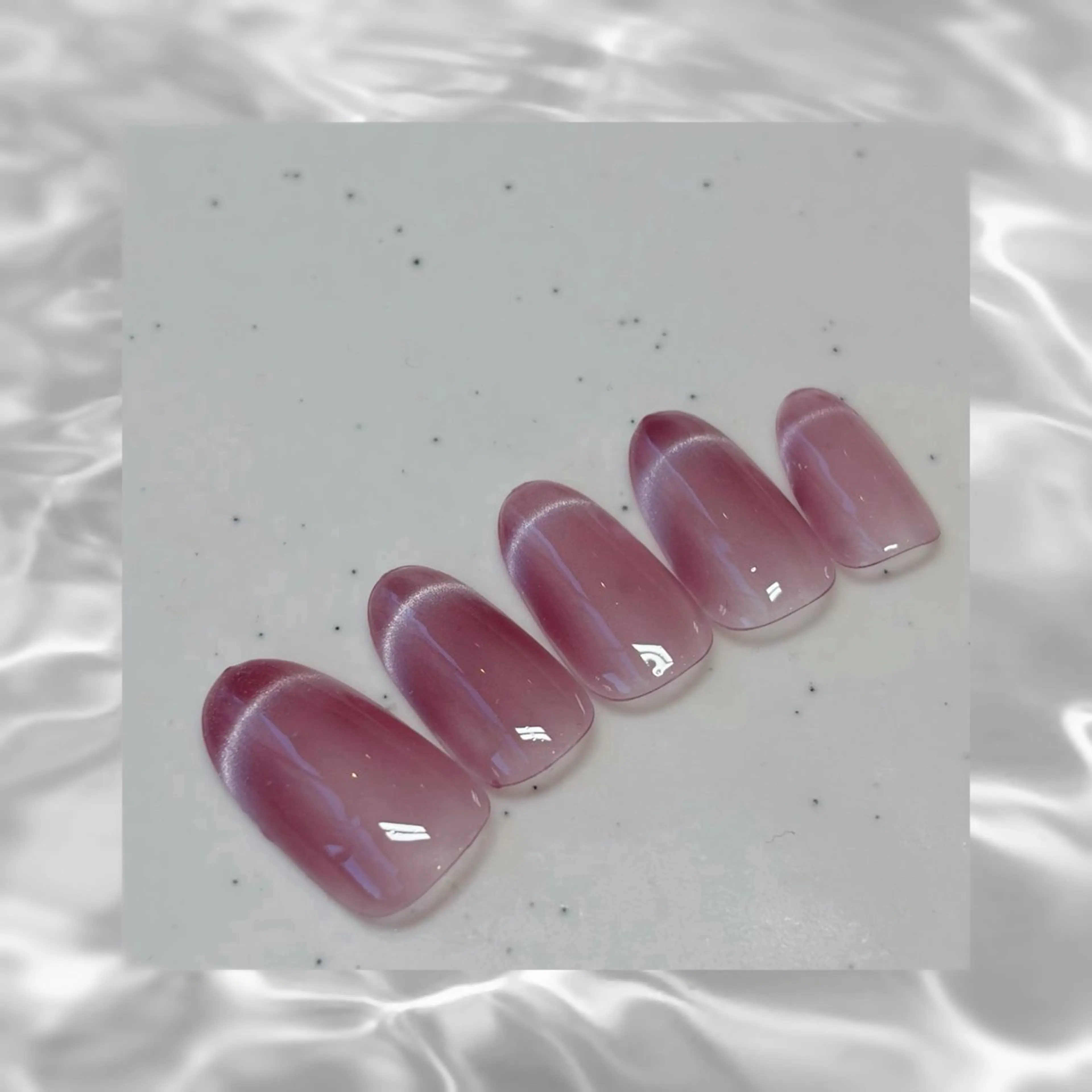 【練習コース】オフケア込み👑マグネットフレンチネイルの写真