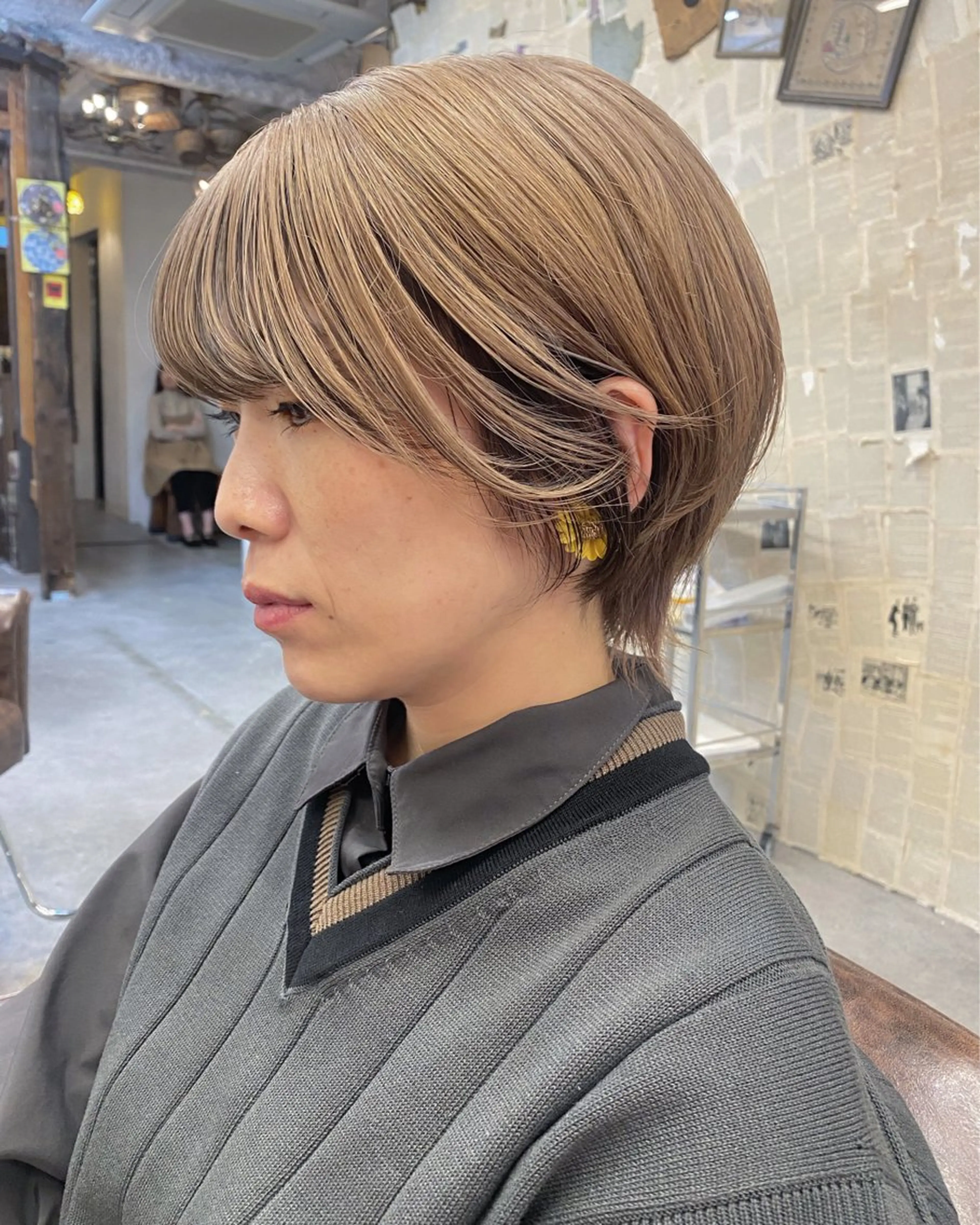 ショート ヘアカラー sea's所属・ヒラカホ/矢場町/ ブリーチ/似合わせのヘアスタイル