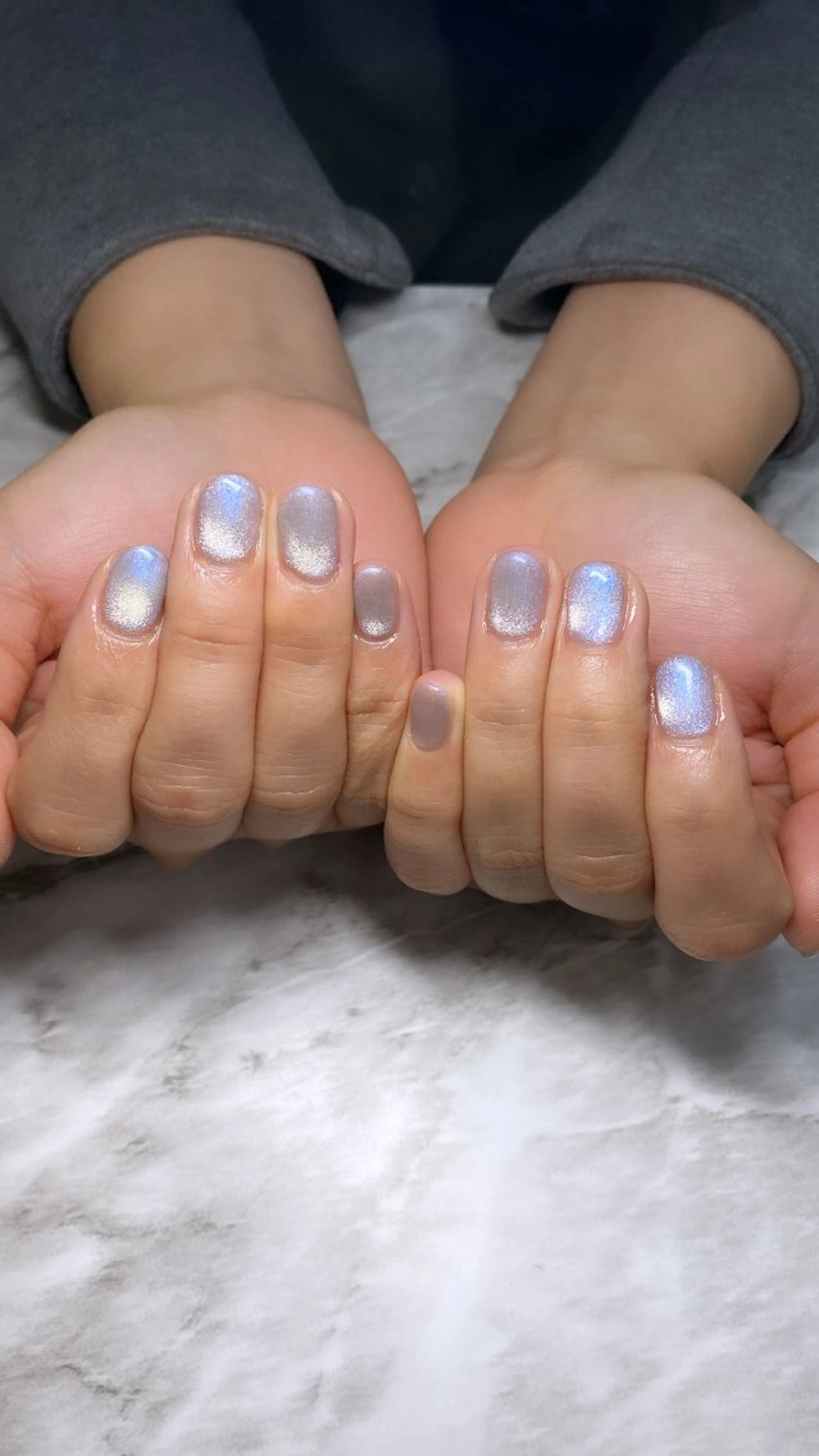 ネイル マグネットネイル ワンカラーネイル ハンドネイル フットネイル ハンドケア nail salon  AlgeTy所属・✴︎:.｡. MAKI.｡.:✴︎のネイルデザイン