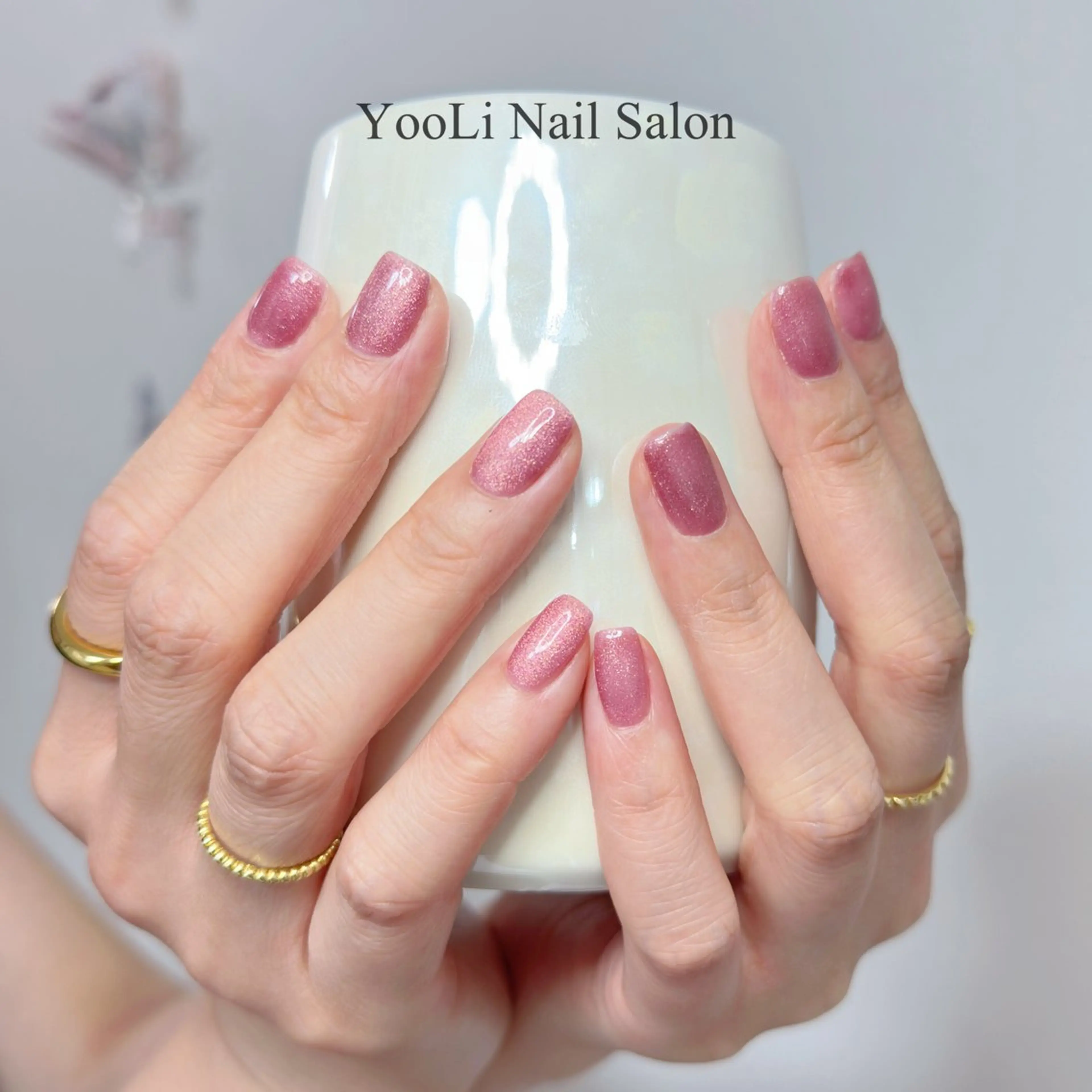 ネイル オーロラネイル チークネイル フレンチネイル ガラスフレンチ グラデーション 🎀 あやのネイルデザイン