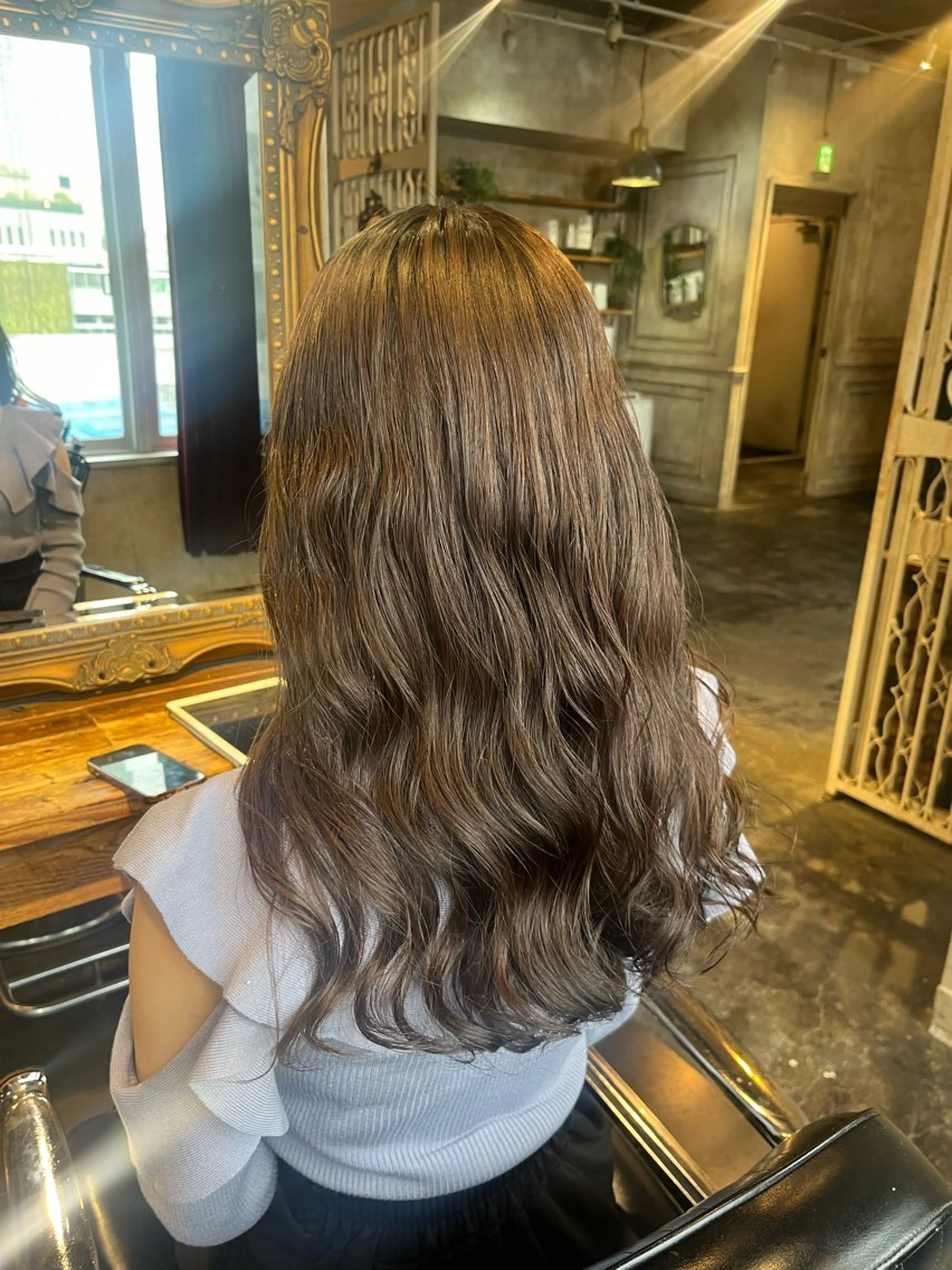 セミロング パーマ カット パーマ スタジオノル パーマ🌀あやなのヘアスタイル