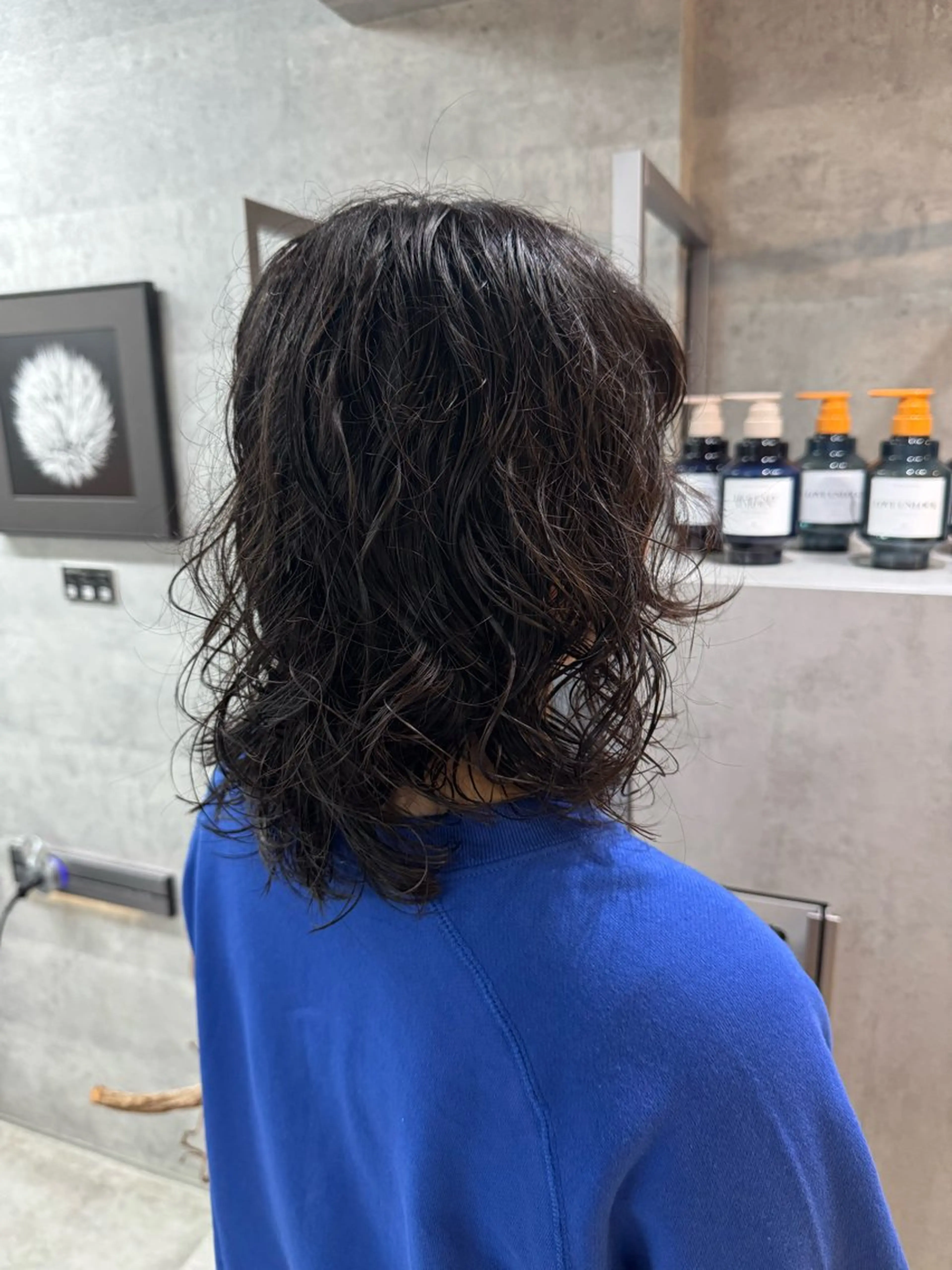 ミディアム パーマ あなたのお悩み改善" You"💚❤️💛のヘアスタイル