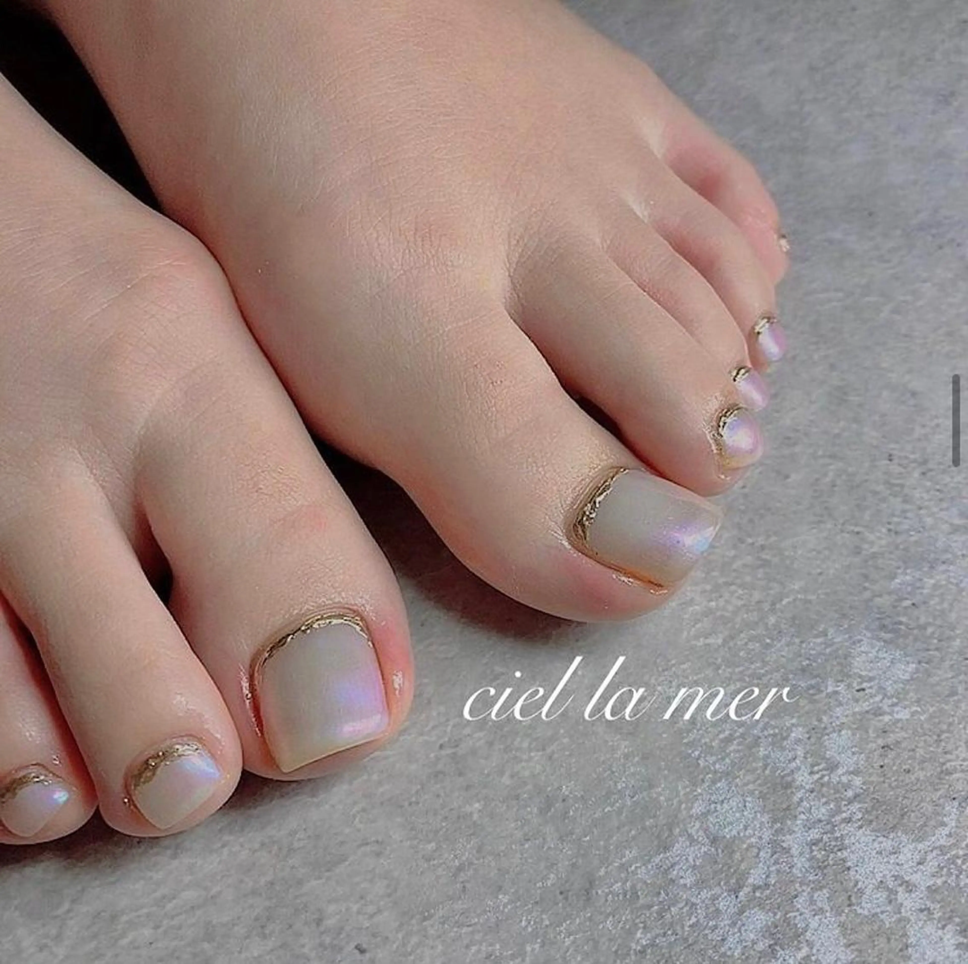 ネイル ハンドネイル フットネイル ciel la merのネイルデザイン