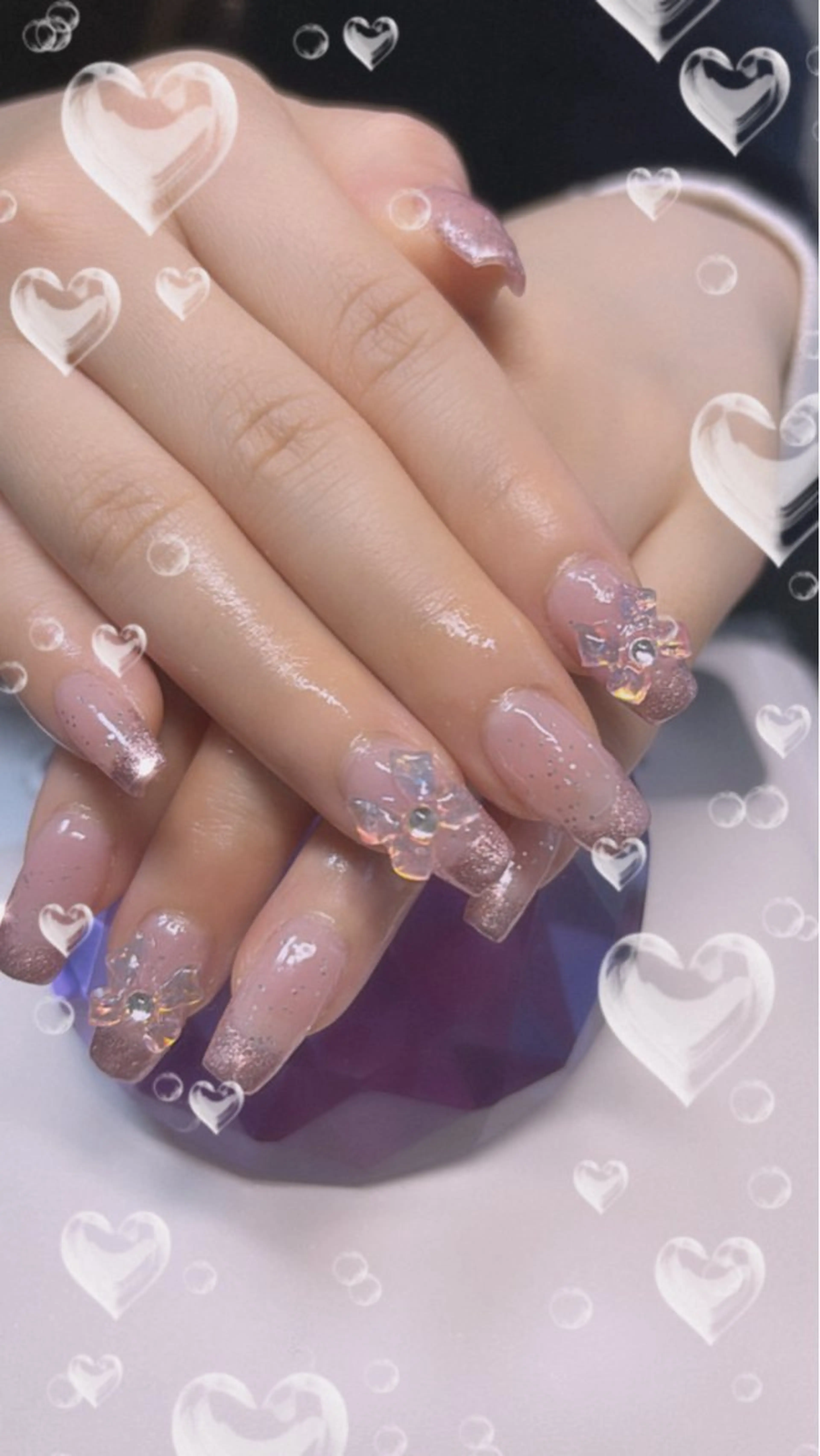 ネイル リボン NailSalona.k.a所属・k CHIORIのネイルデザイン