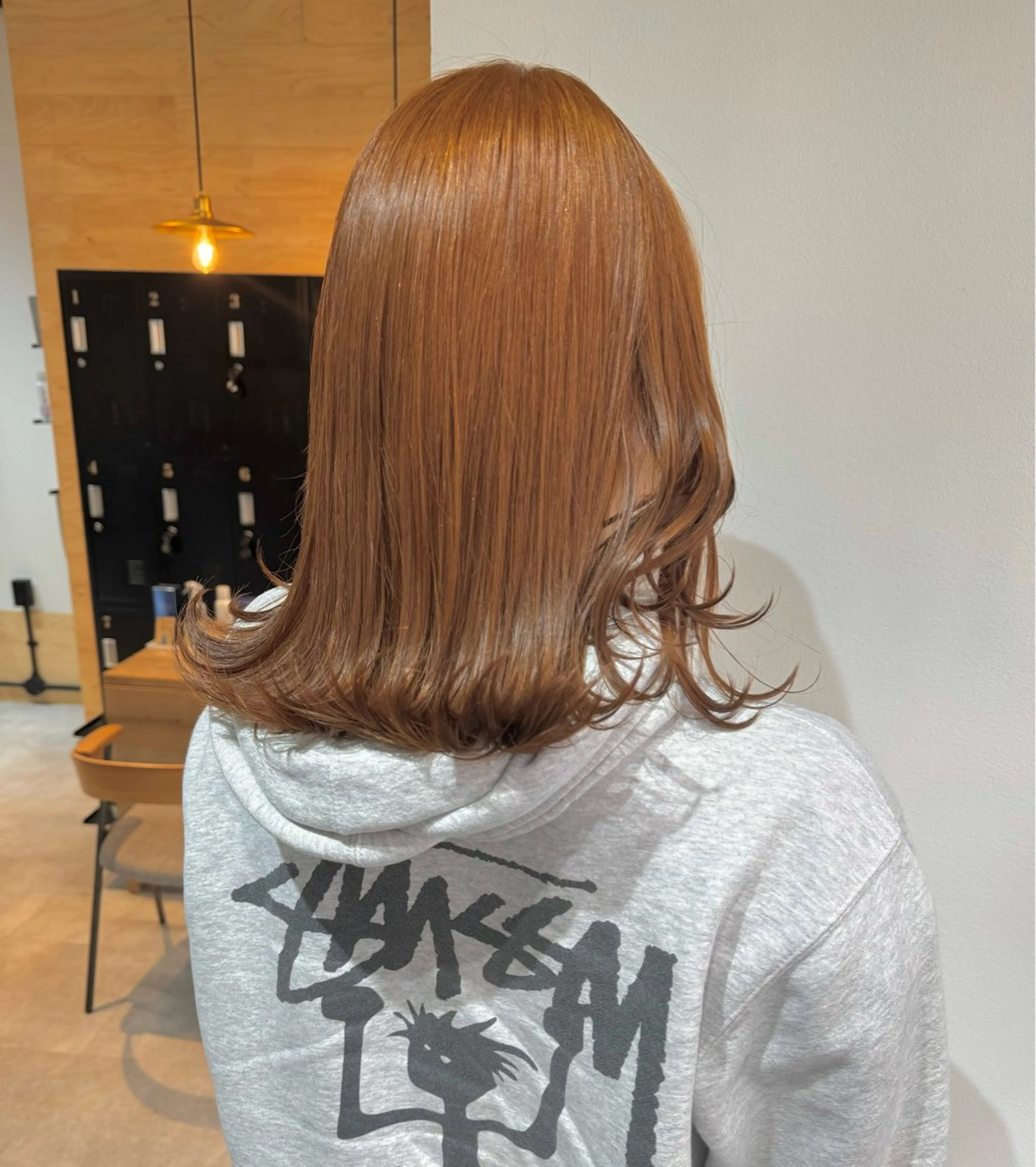 セミロング ヘアカラー トリートメント Juri /暖色カラーのヘアスタイル