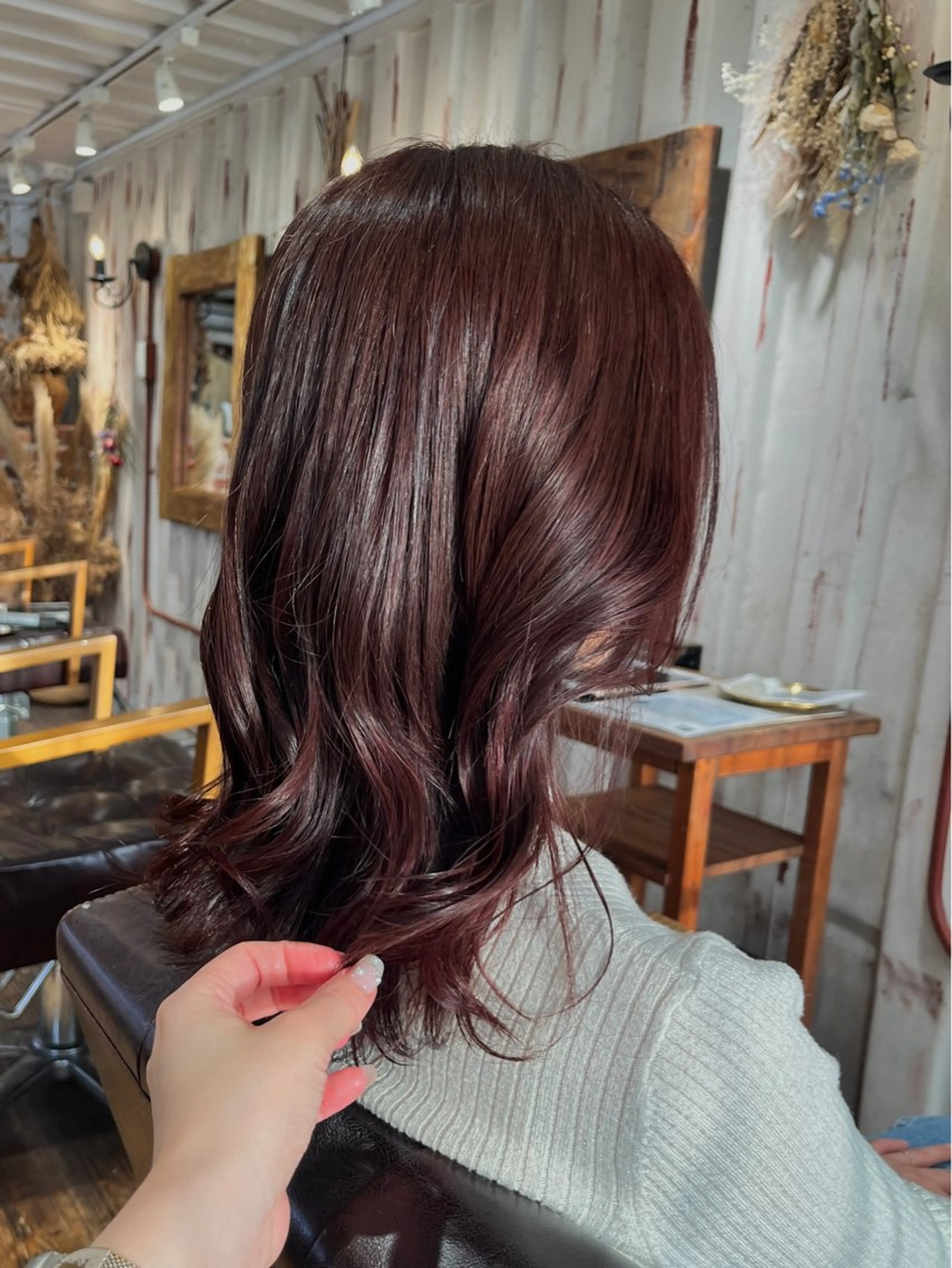 ロング カラー ピンクカラー カット ヘアカラー CAOLILA /Sakiのヘアスタイル