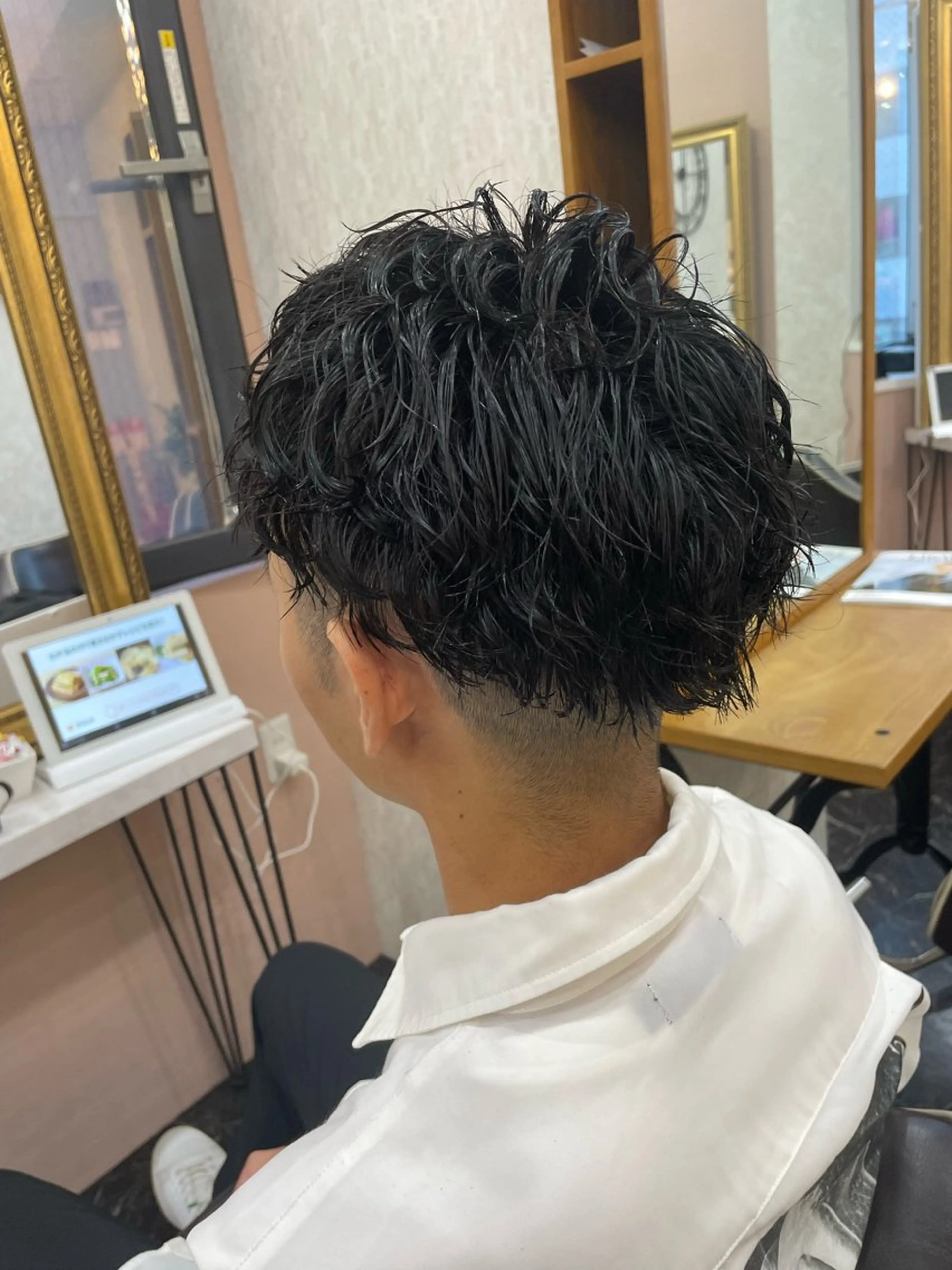 パーマ メンズ Agu hair chocolat 梅田2号店【アグ ヘアー ショコラ】所属・髪質改善/縮毛矯正/ 梶原陸のヘアスタイル