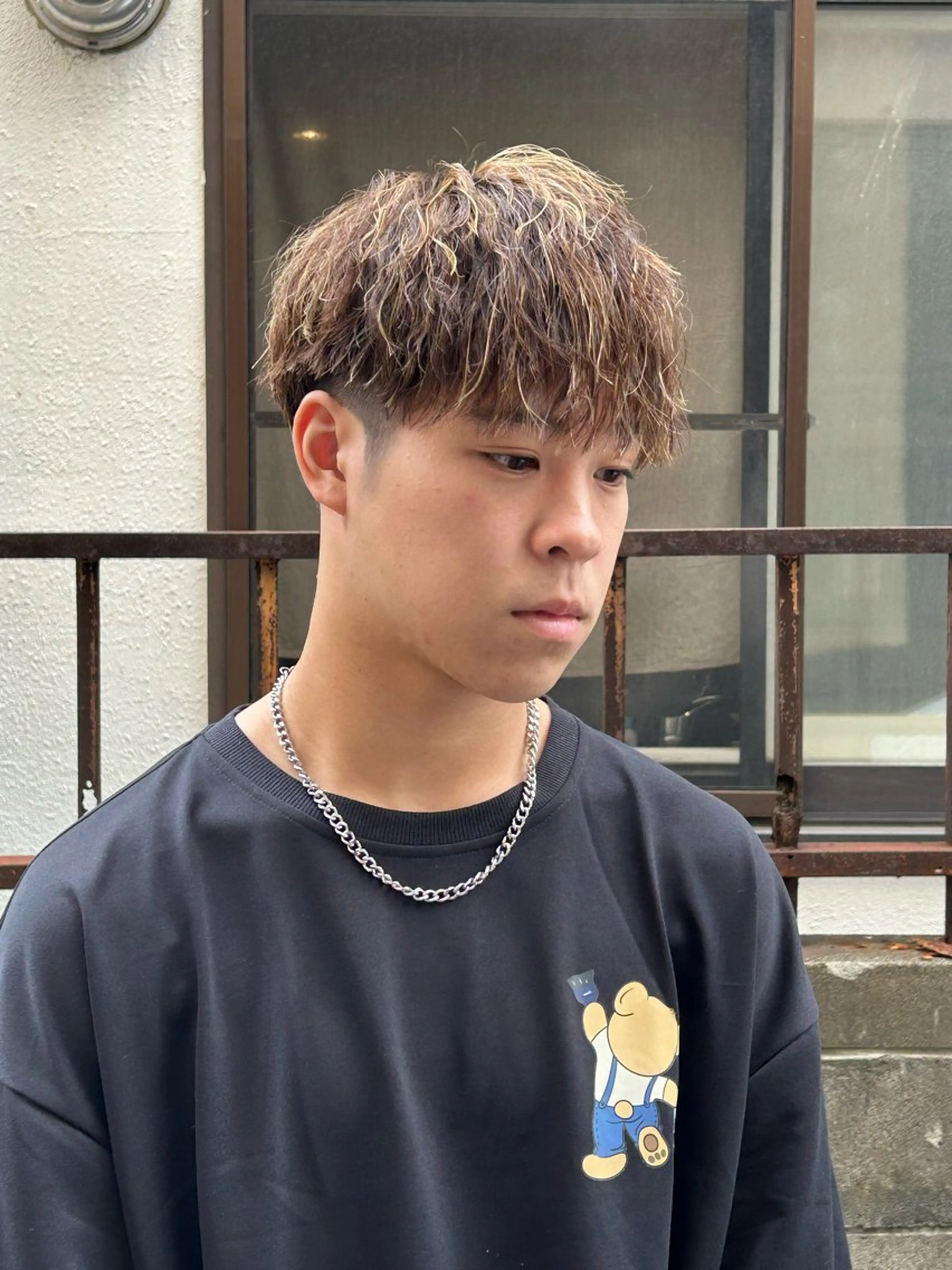 メンズ 最新ケアカラー 髪質改善YUTOのヘアスタイル