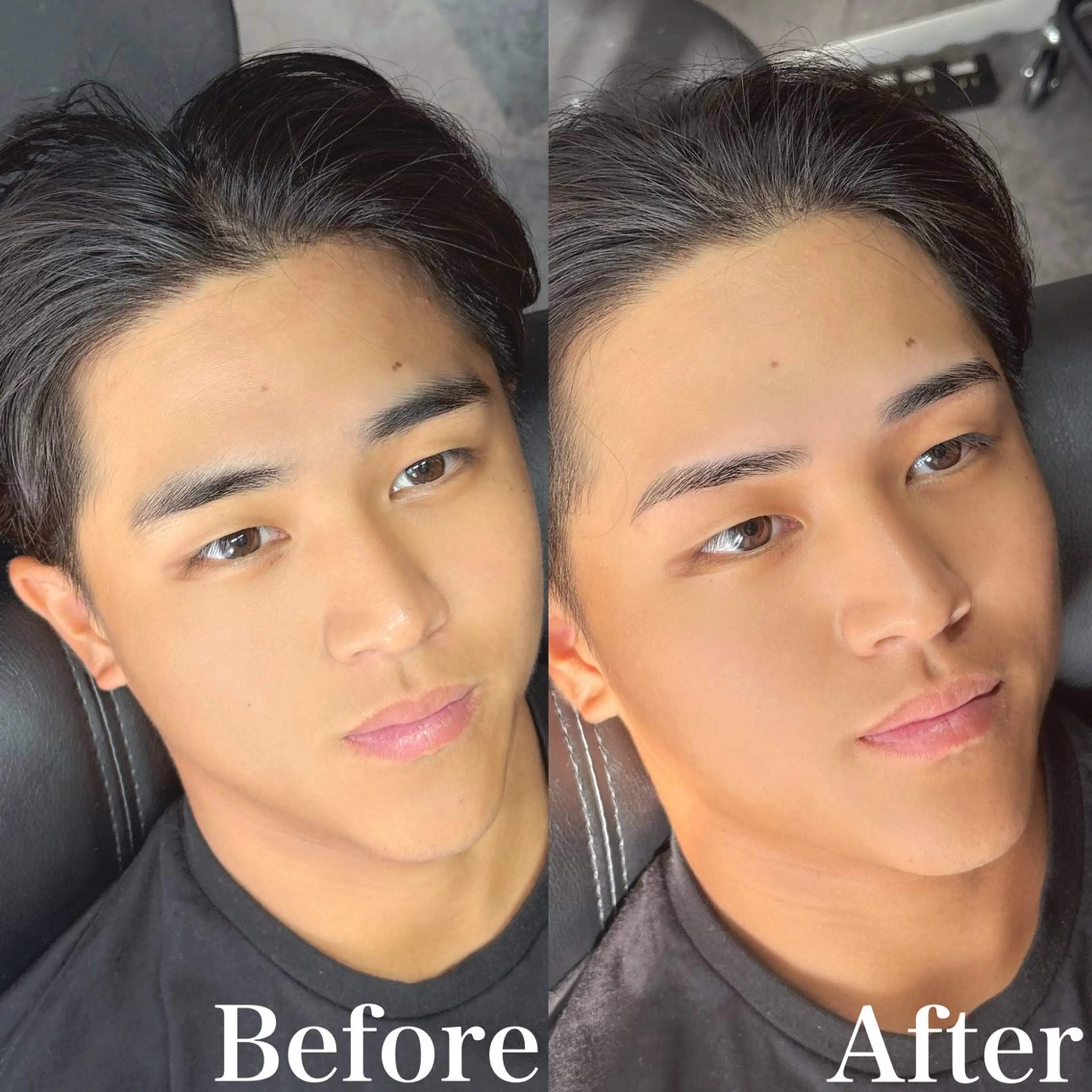 メンズ アイブロウ ワックス脱毛 眉カット 17◯Re:gid Yusukeの眉毛・アイブロウイメージ