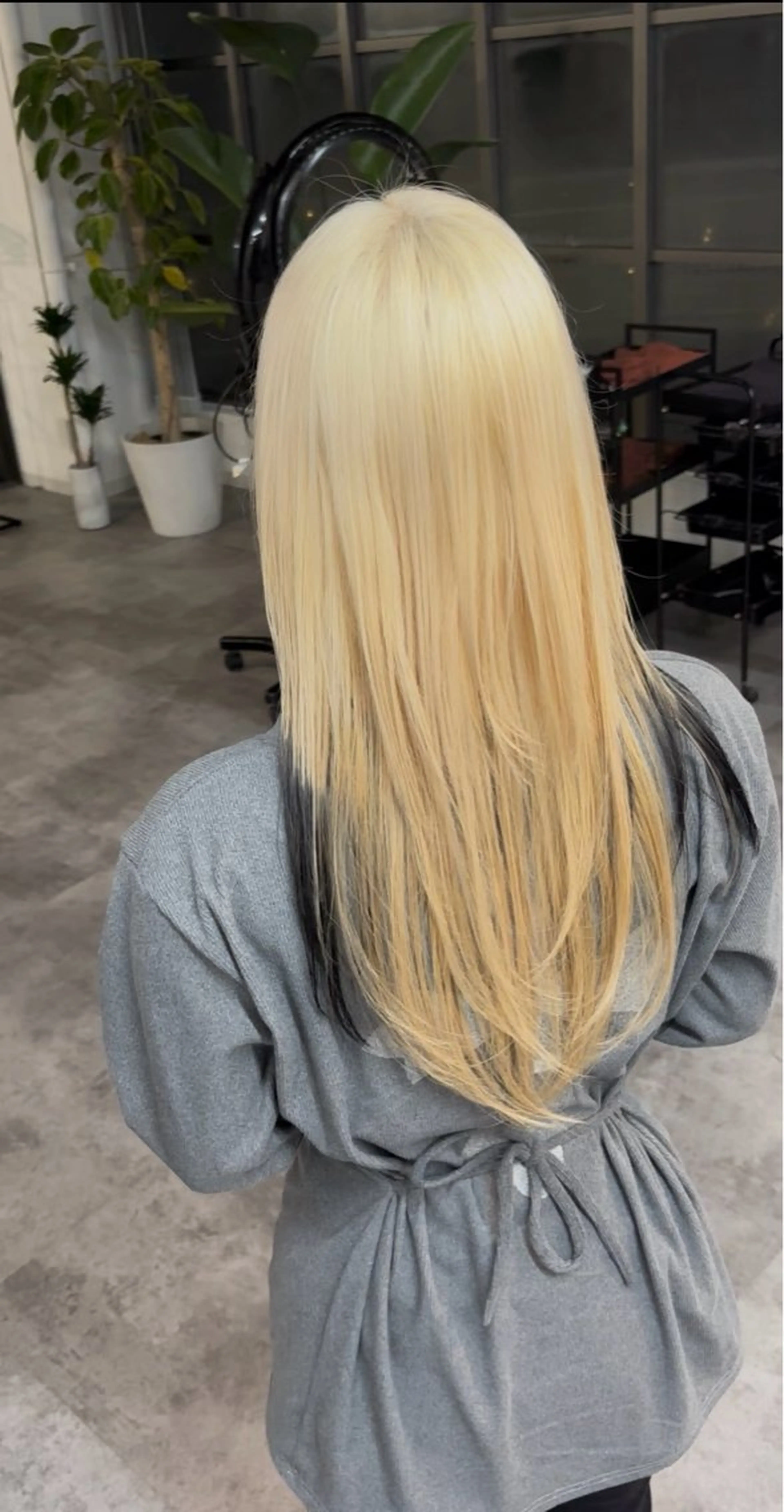 ロング ヘアカラー トリートメント シエル岡山店所属・レイヤー／ハイトーン /岡山駅前/上野陸のヘアスタイル