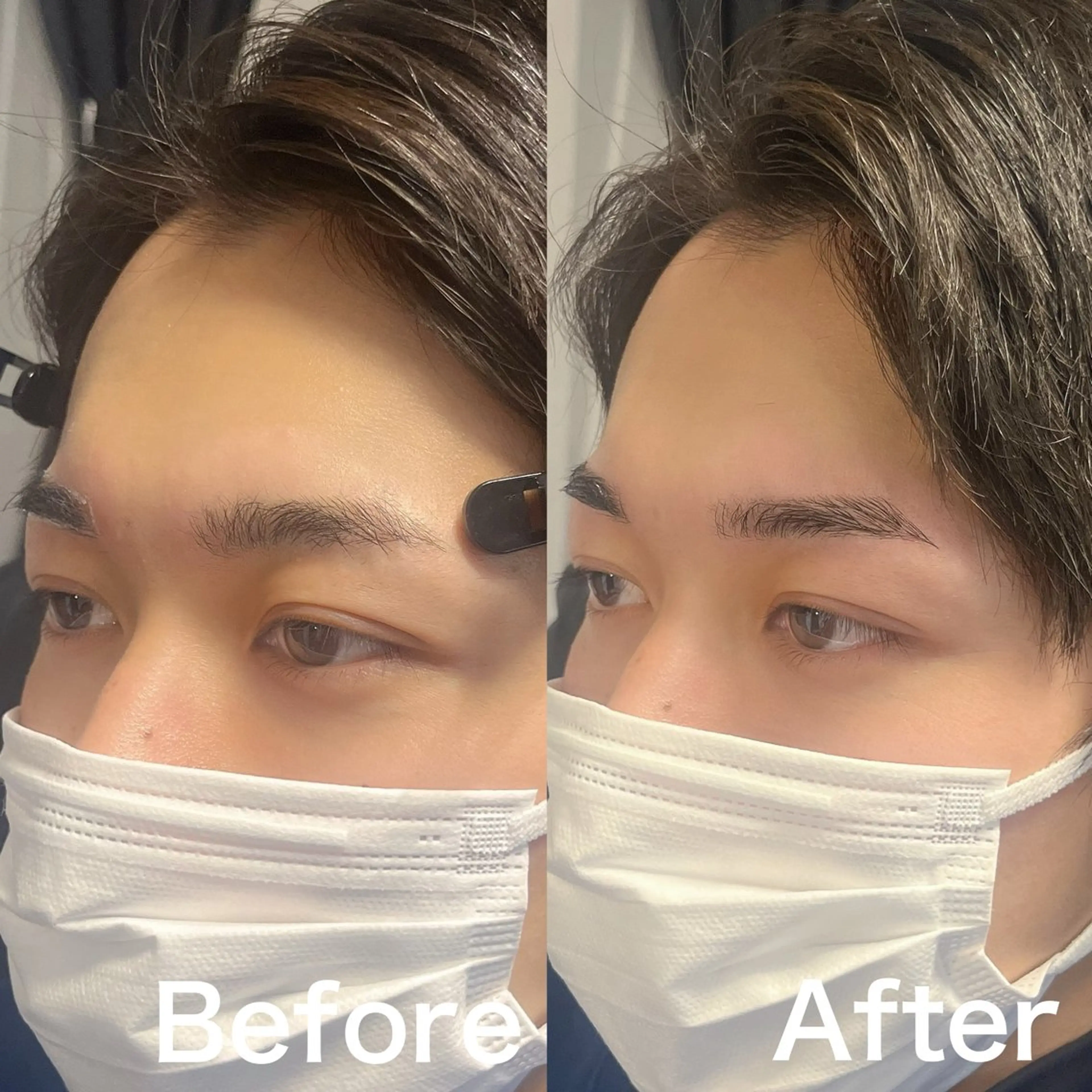 【清潔感・好感度UP】“27歳以下”メンズ眉毛Wax＋メンズエッジブロウ　通常8,800円→7,000円の写真