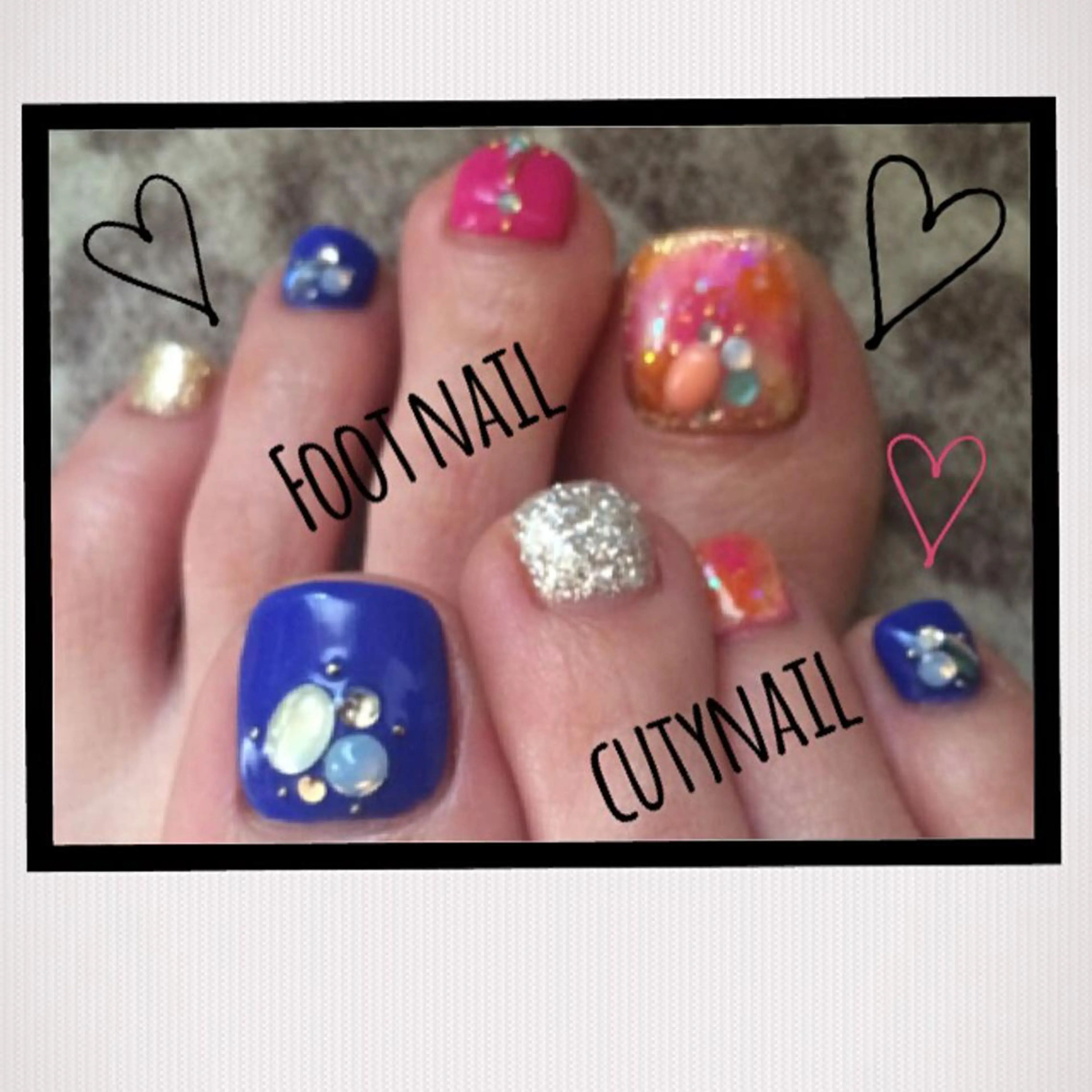 ネイル フットネイル cuty nailのネイルデザイン