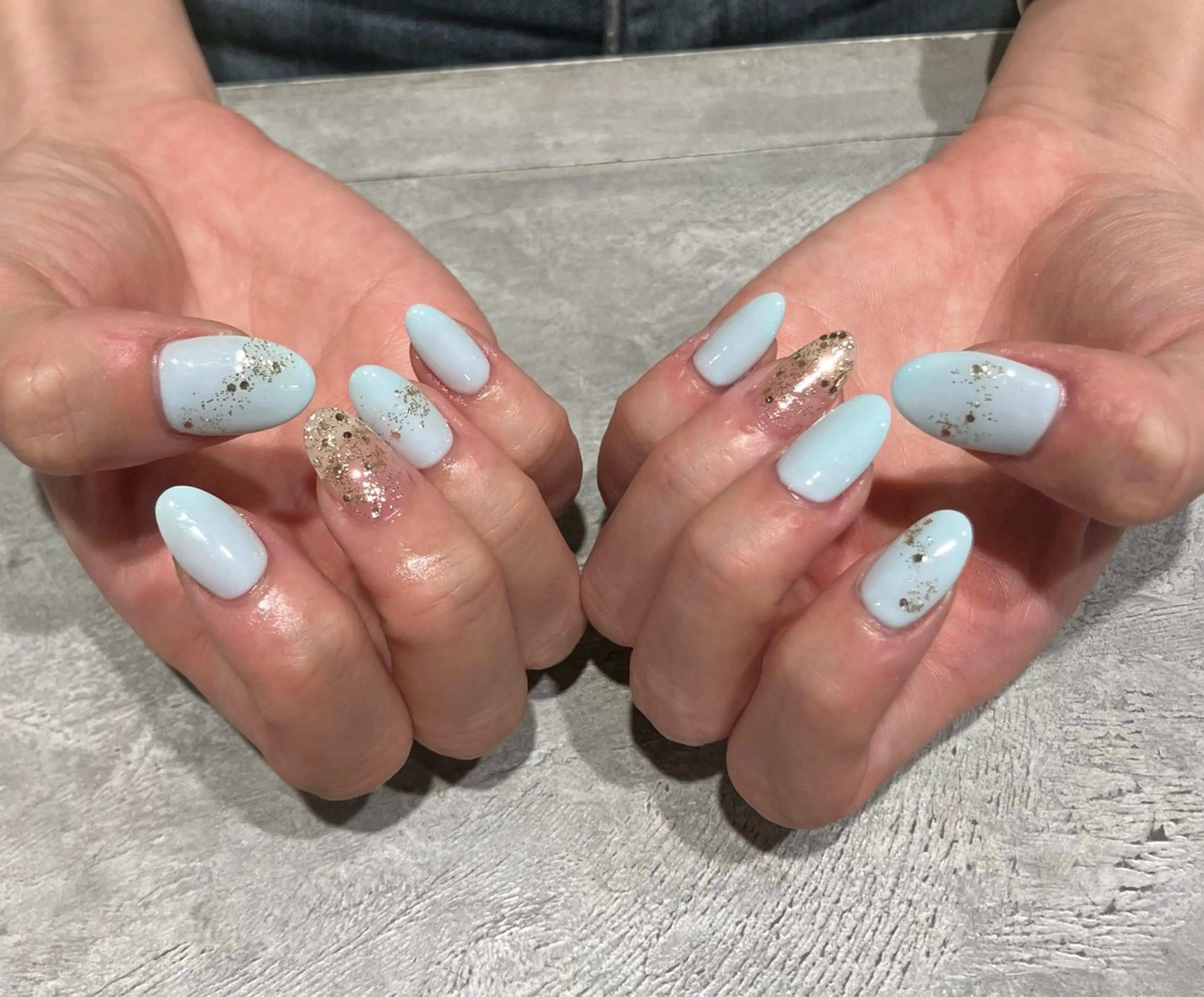 【9/23  16:30予約限定】オフなしワンカラー、ラメ、ラメグラ、シンプル定額の写真