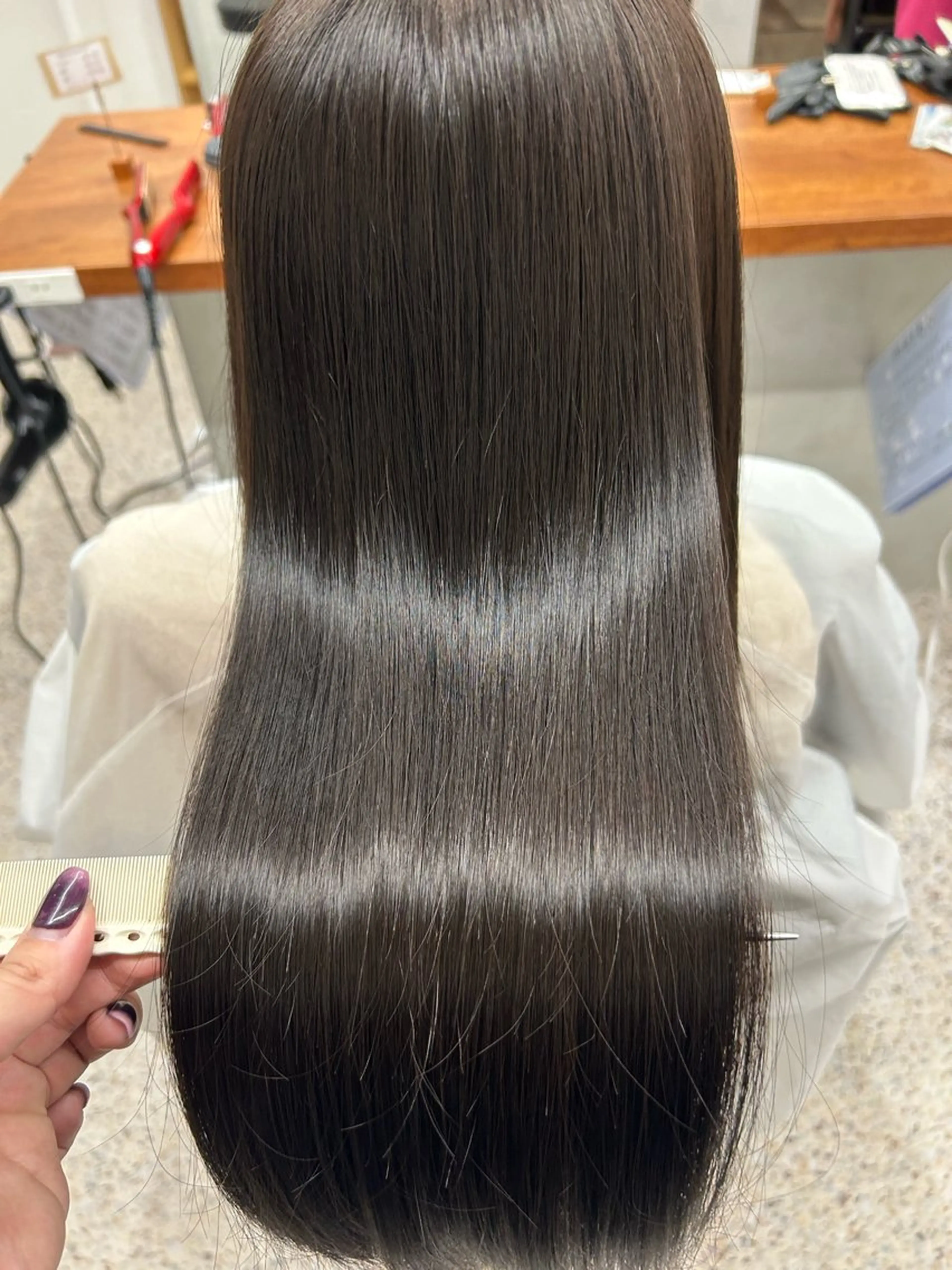 ロング カラー ヘアカラー sakura / 南堀江 / Fierのヘアスタイル