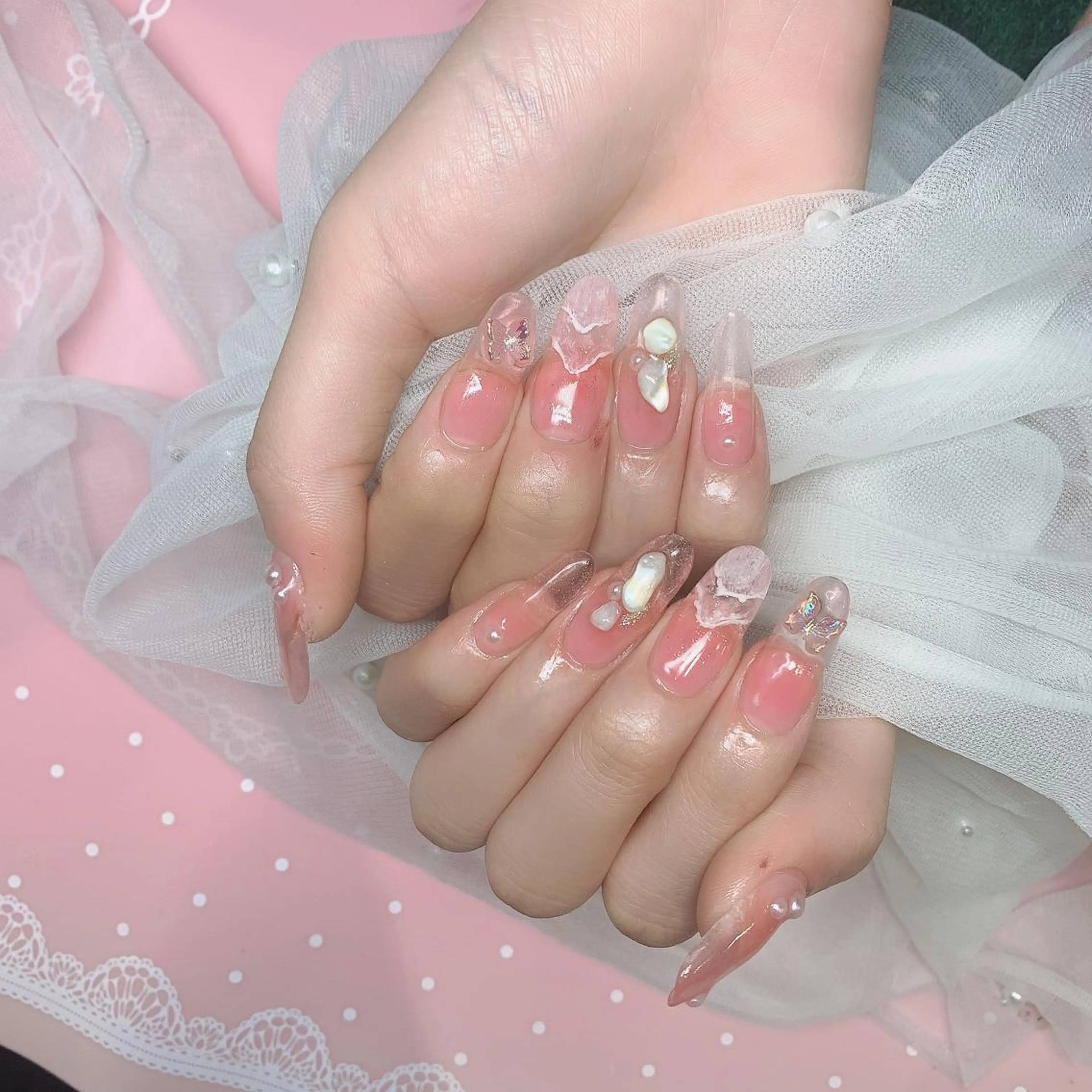 ネイル 長さ出し ネイルチップ Nail Salon kihi大塚店のネイルデザイン