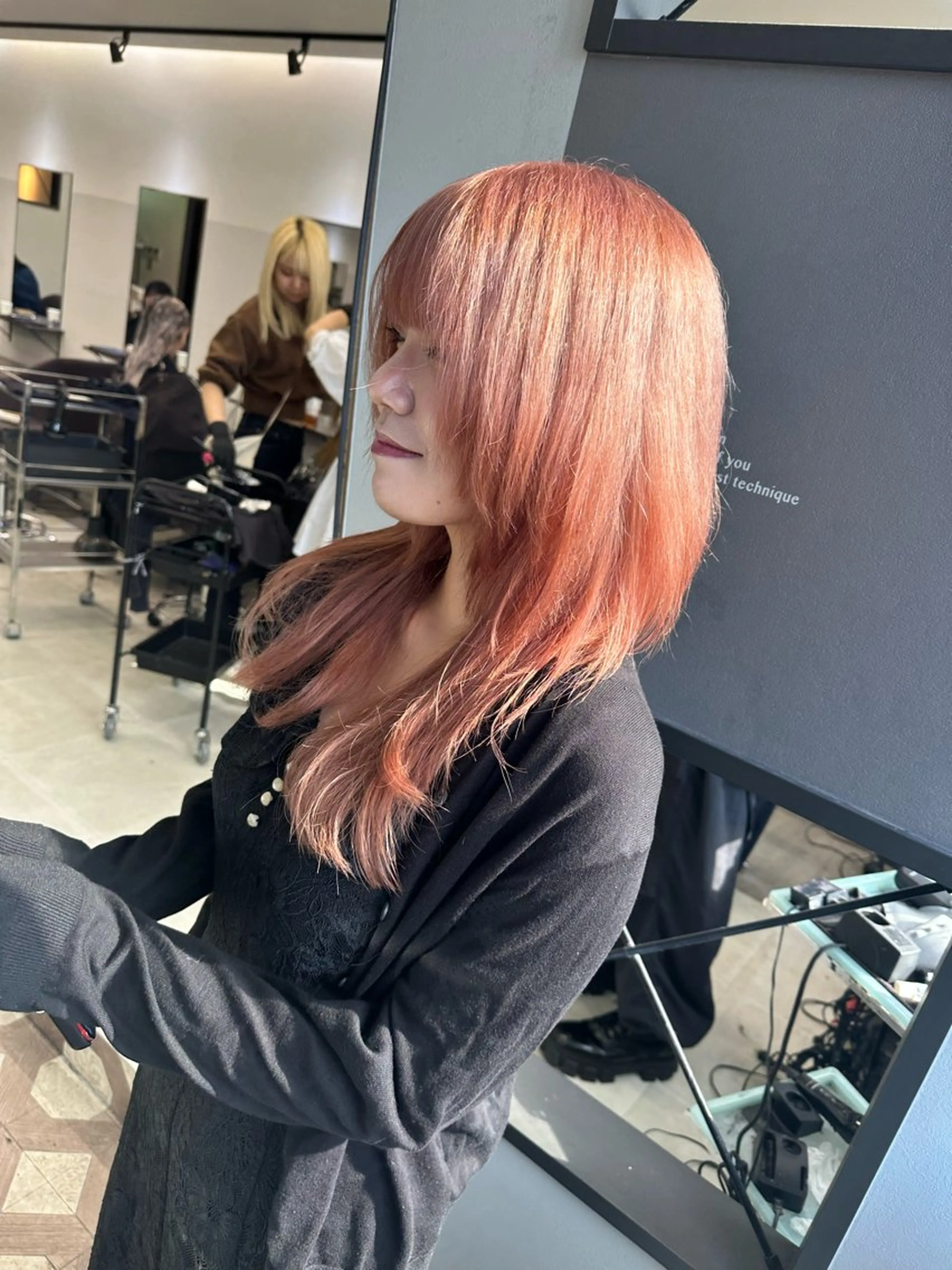 ミディアム カラー jill by gisel＿奥家のヘアスタイル